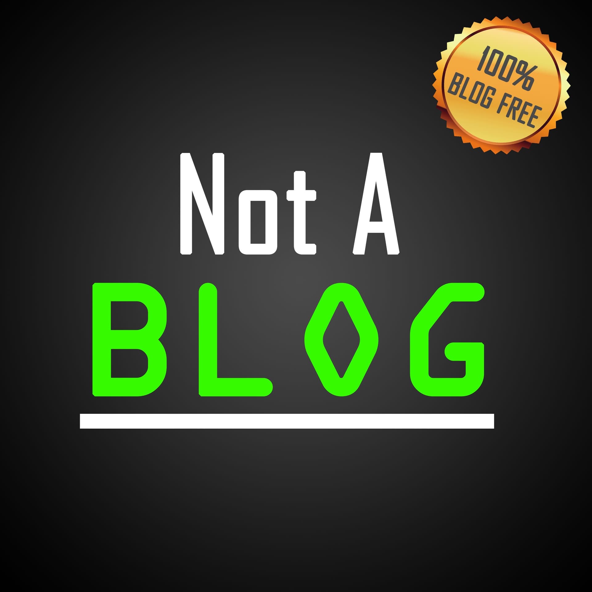 Not A Blog - Podcasts