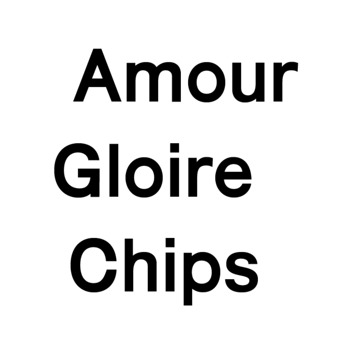 Amour, Gloire & Chips - Podcasts