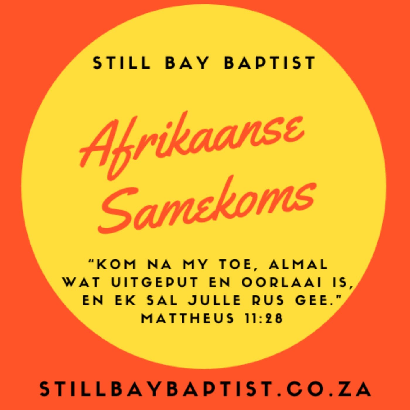 Still Bay Baptiste Kerk Afrikaanse Preke - Podcast
