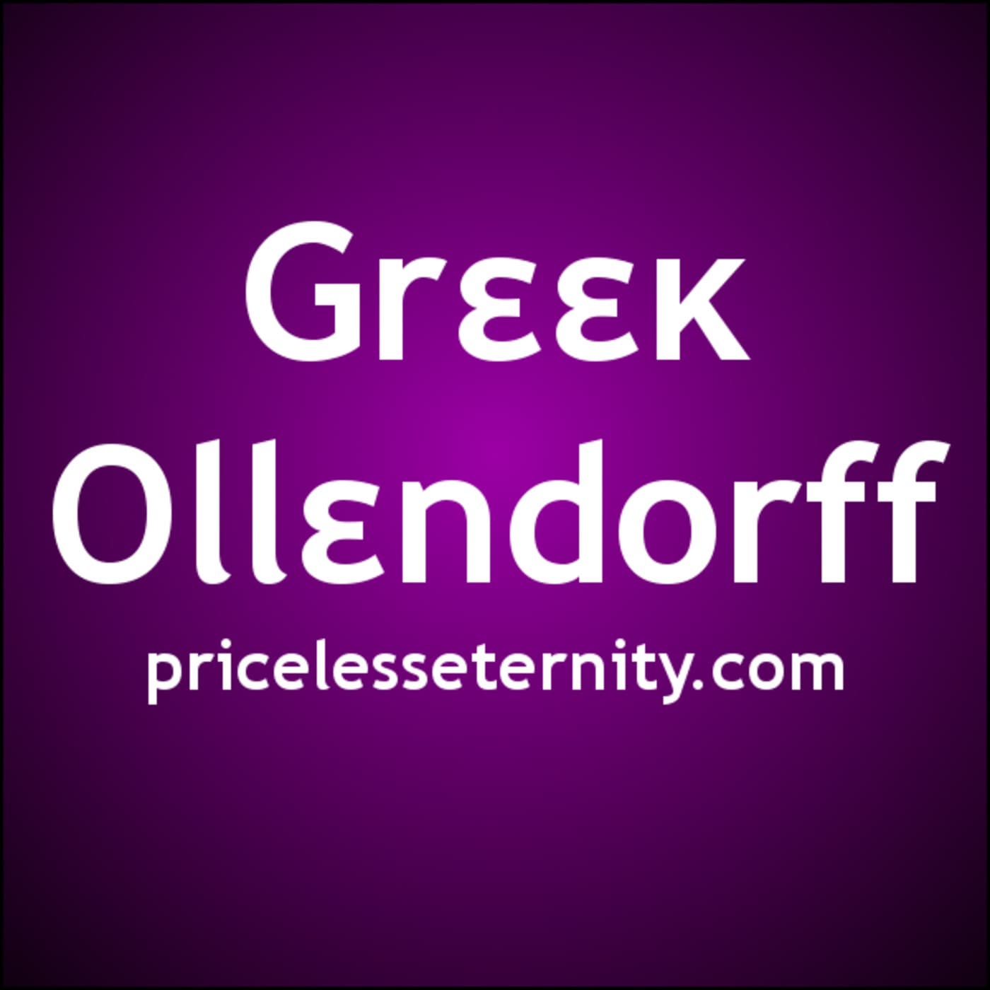 Greek Ollendorff Podcast - Podcasts