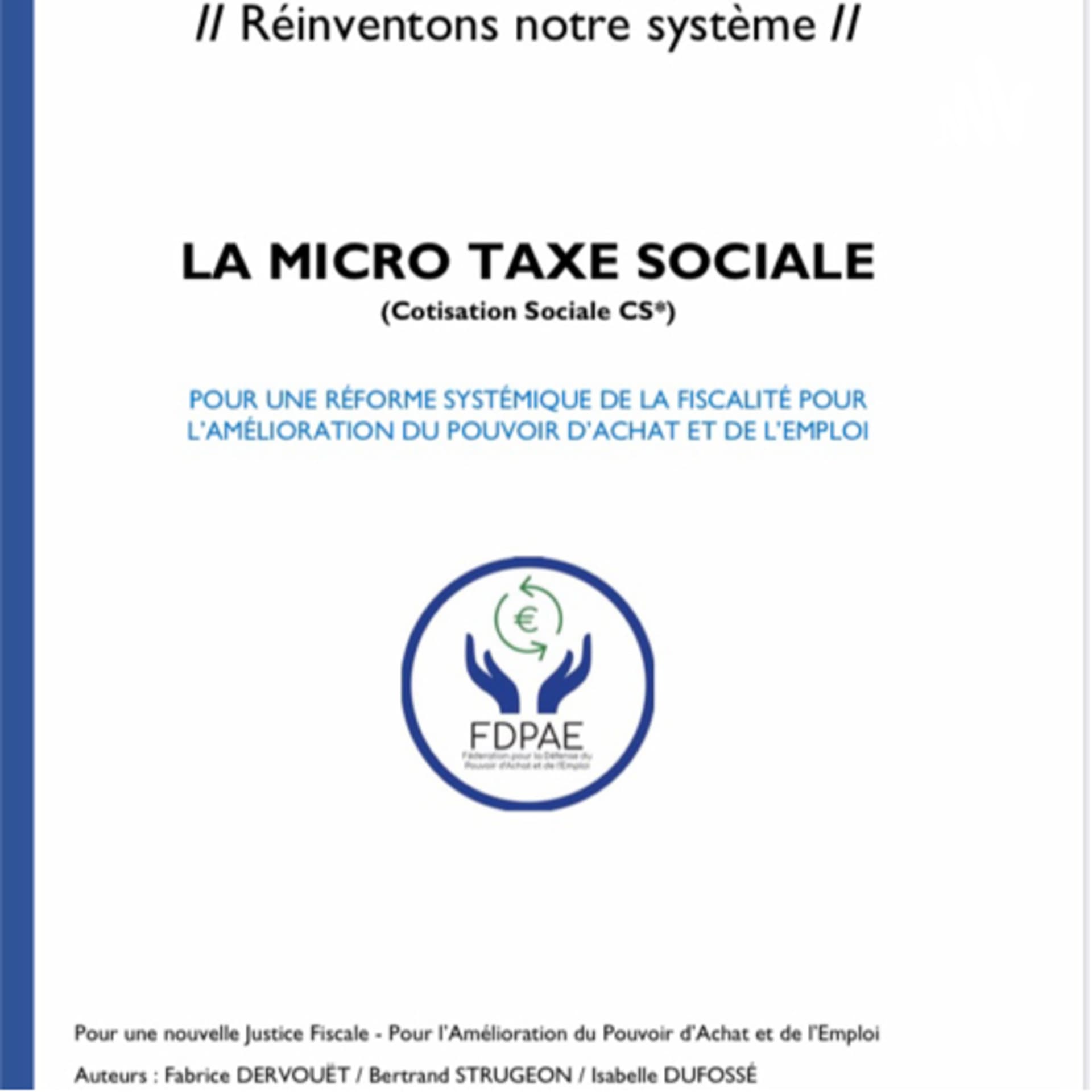 Le projet de Microtaxe sociale - Podcasts