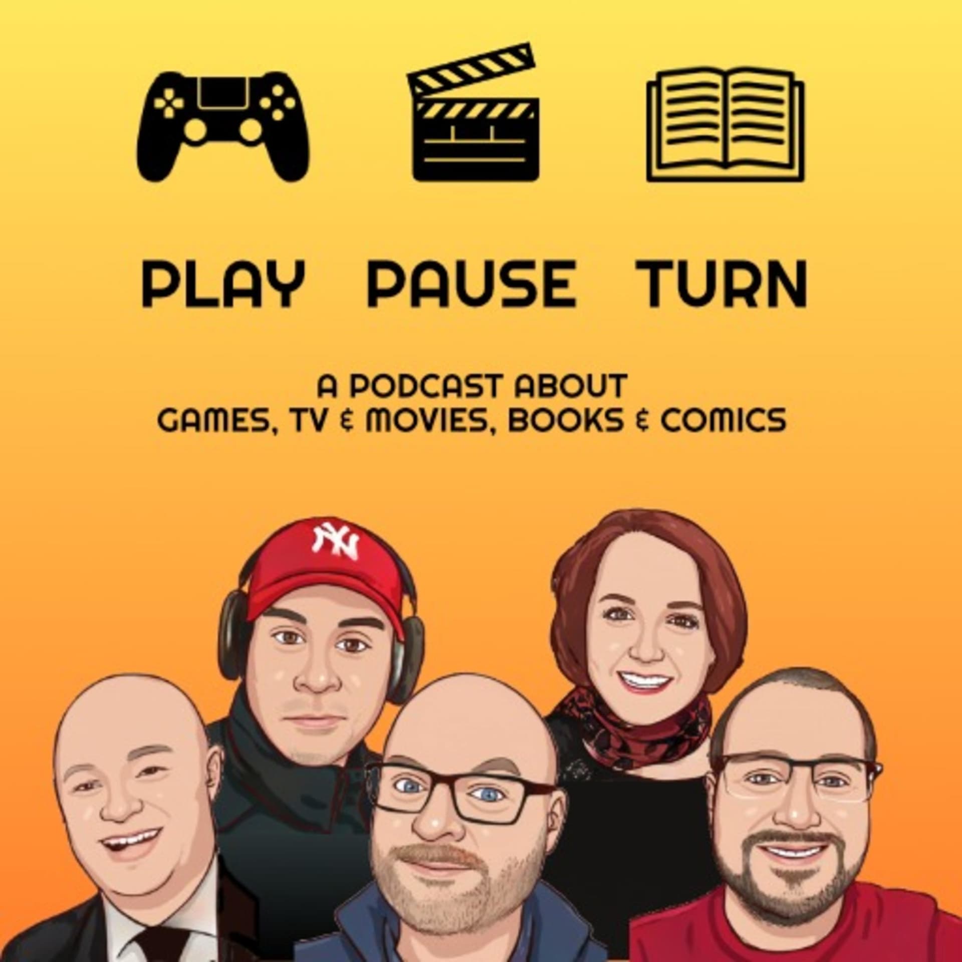Play Pause Turn - Games, Movies, TV & Books - Podcast
