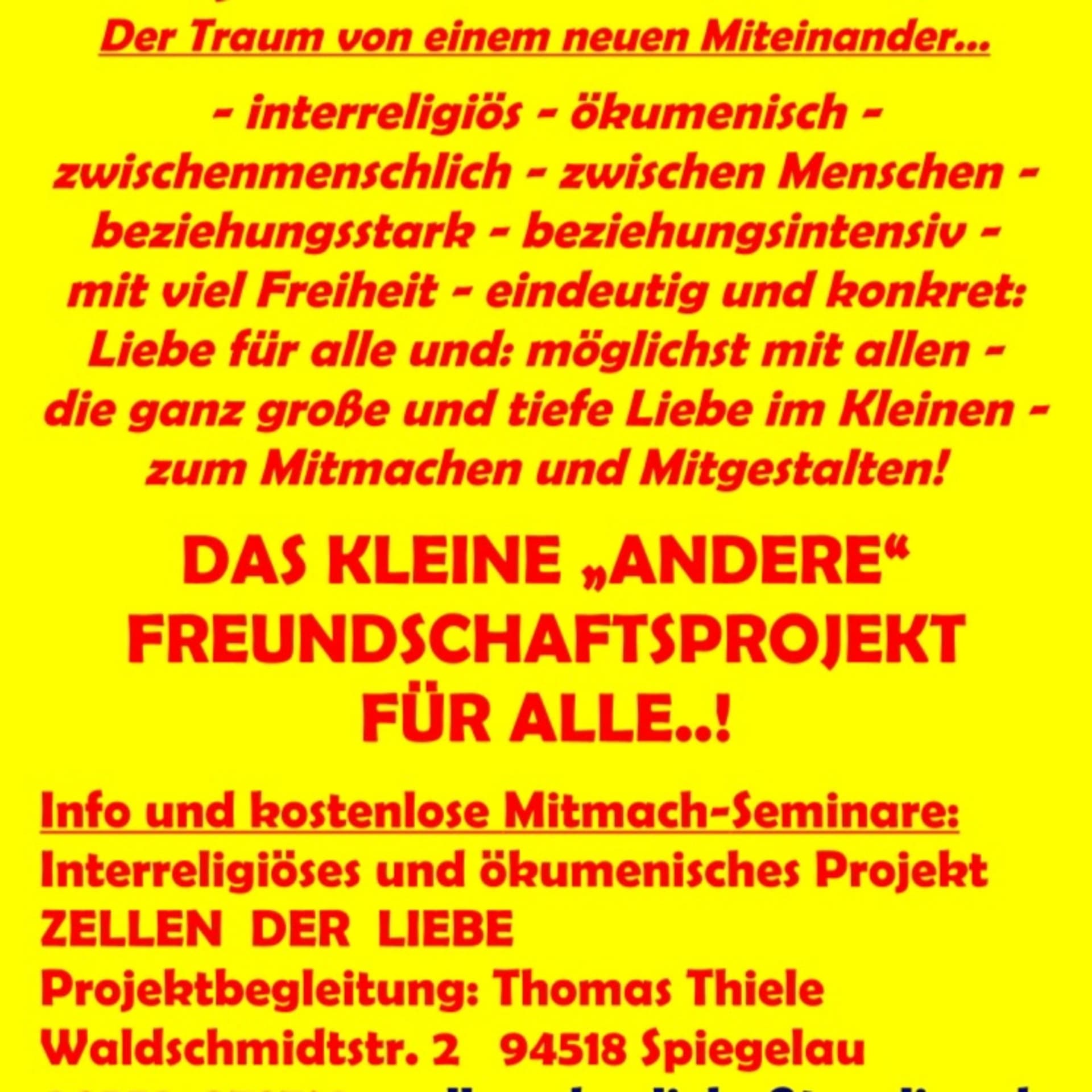 Zellen der Liebe - LIEBE, Liebe, Liebe! FREUNDSCHAFT, Freundschaft, Freundschaft! - by THOMAS THIELE - Podcasts