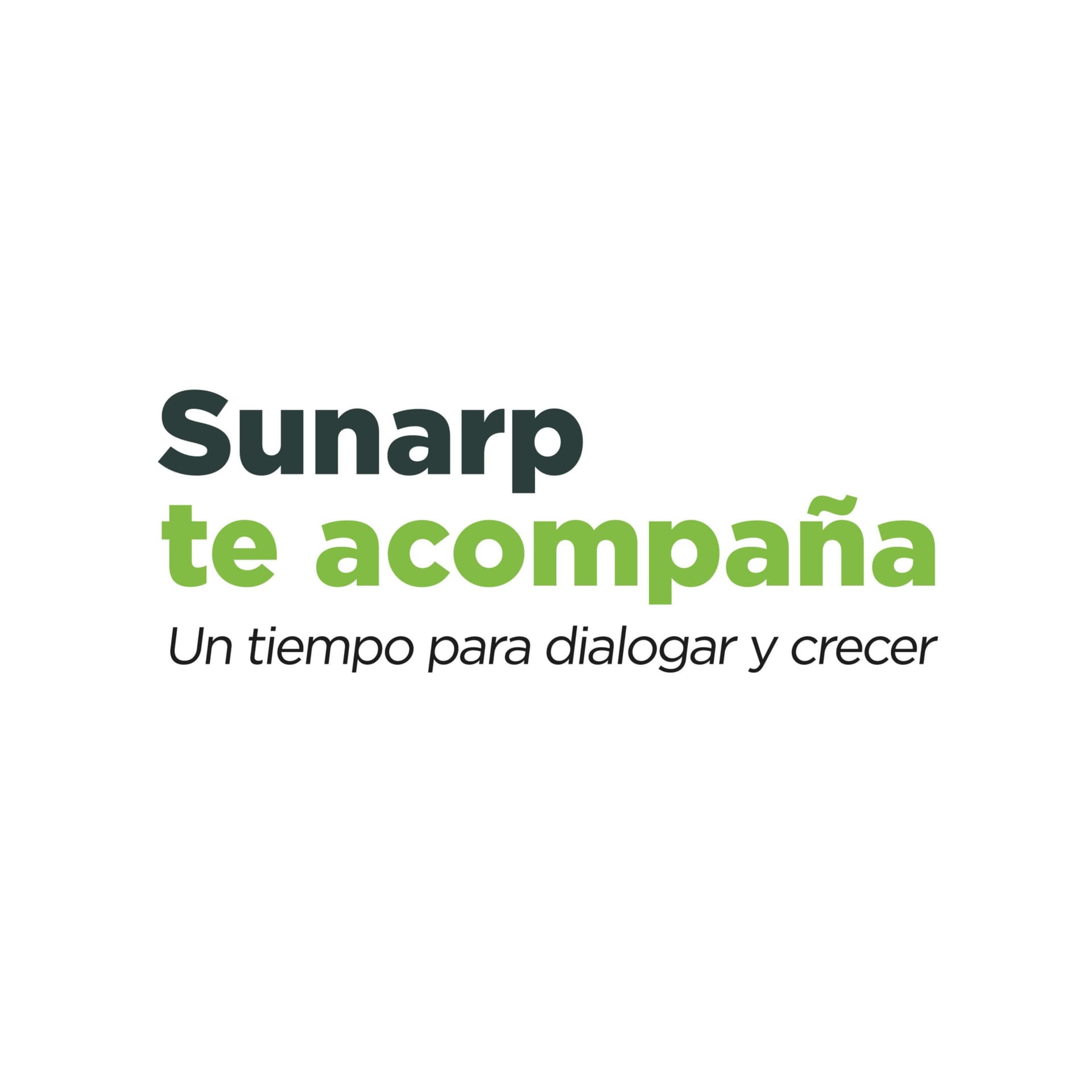 Sunarp te acompaña - Tiempo para dialogar y crecer. - Podcasts