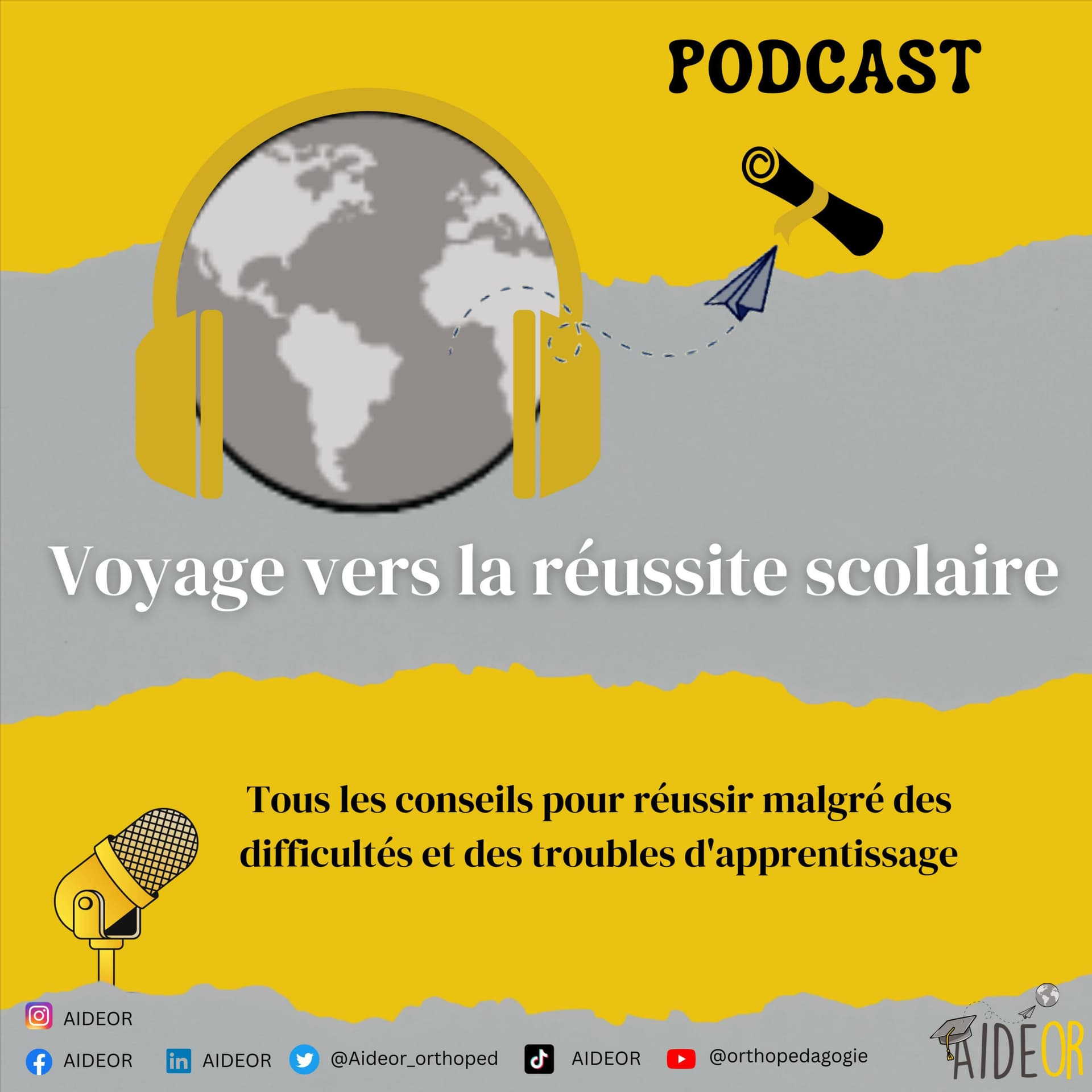 Voyage vers la réussite scolaire; Des conseils pour les troubles d'apprentissage - Podcast