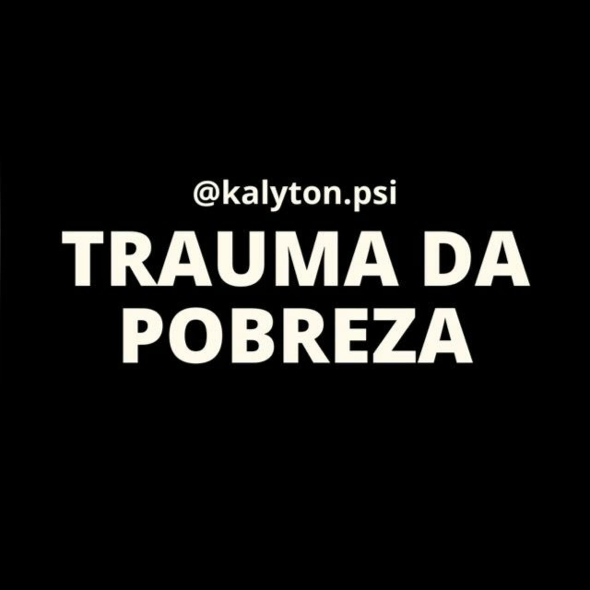 Pobreza Em Análise | Psicanálise - Podcasts