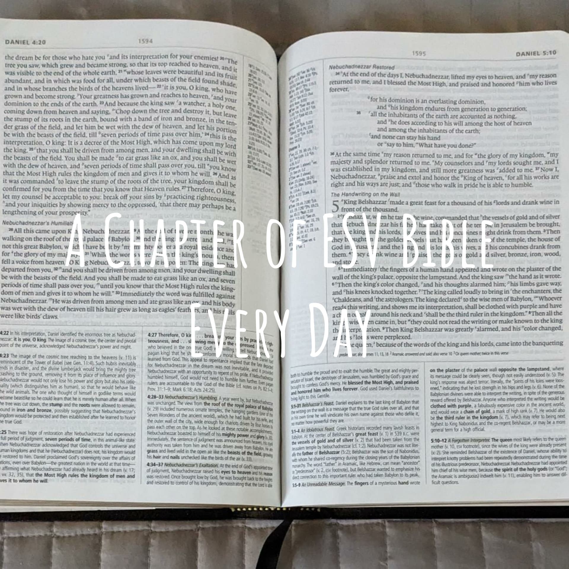 A Chapter of ESV Bible Every Day - Podcasts