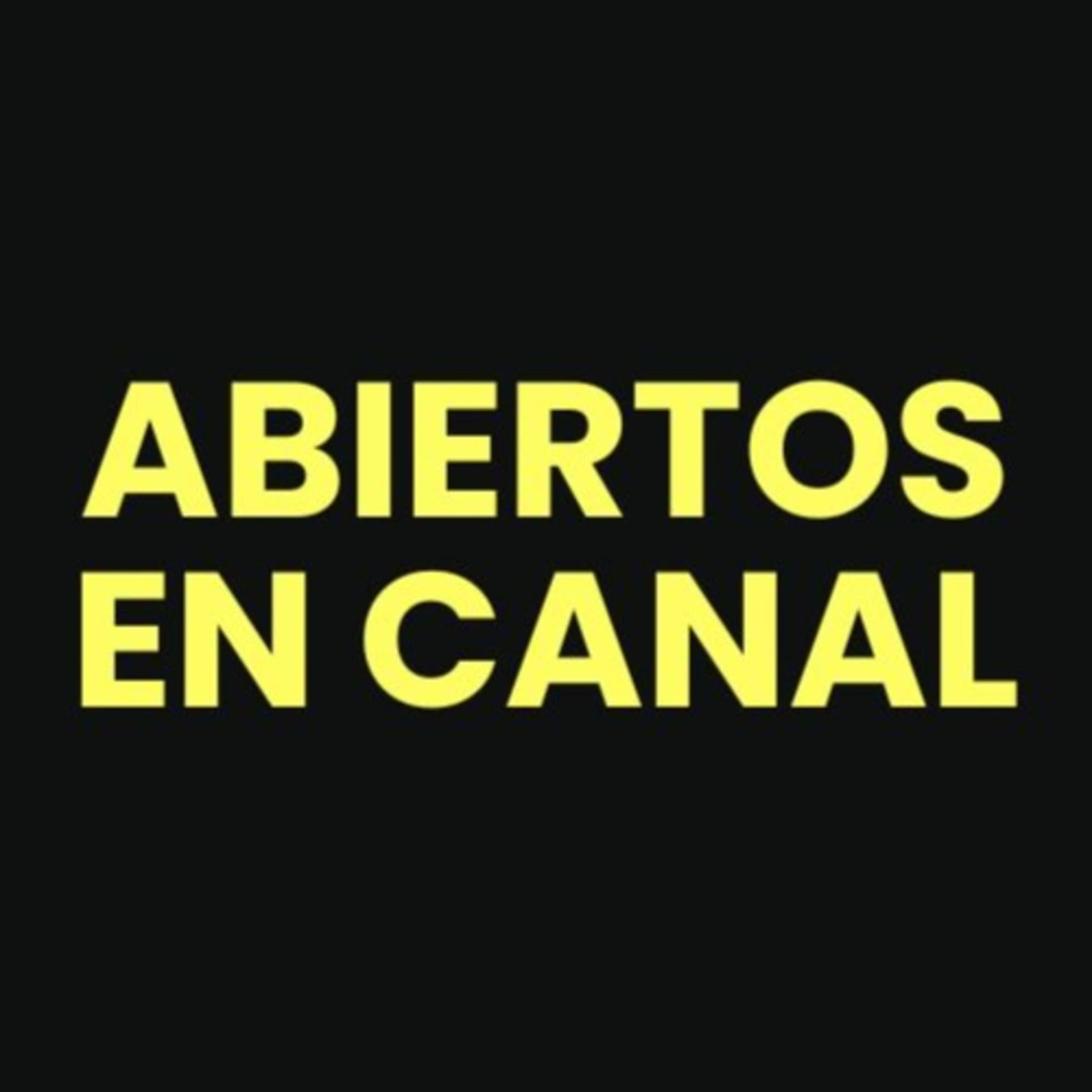 Abiertos en canal