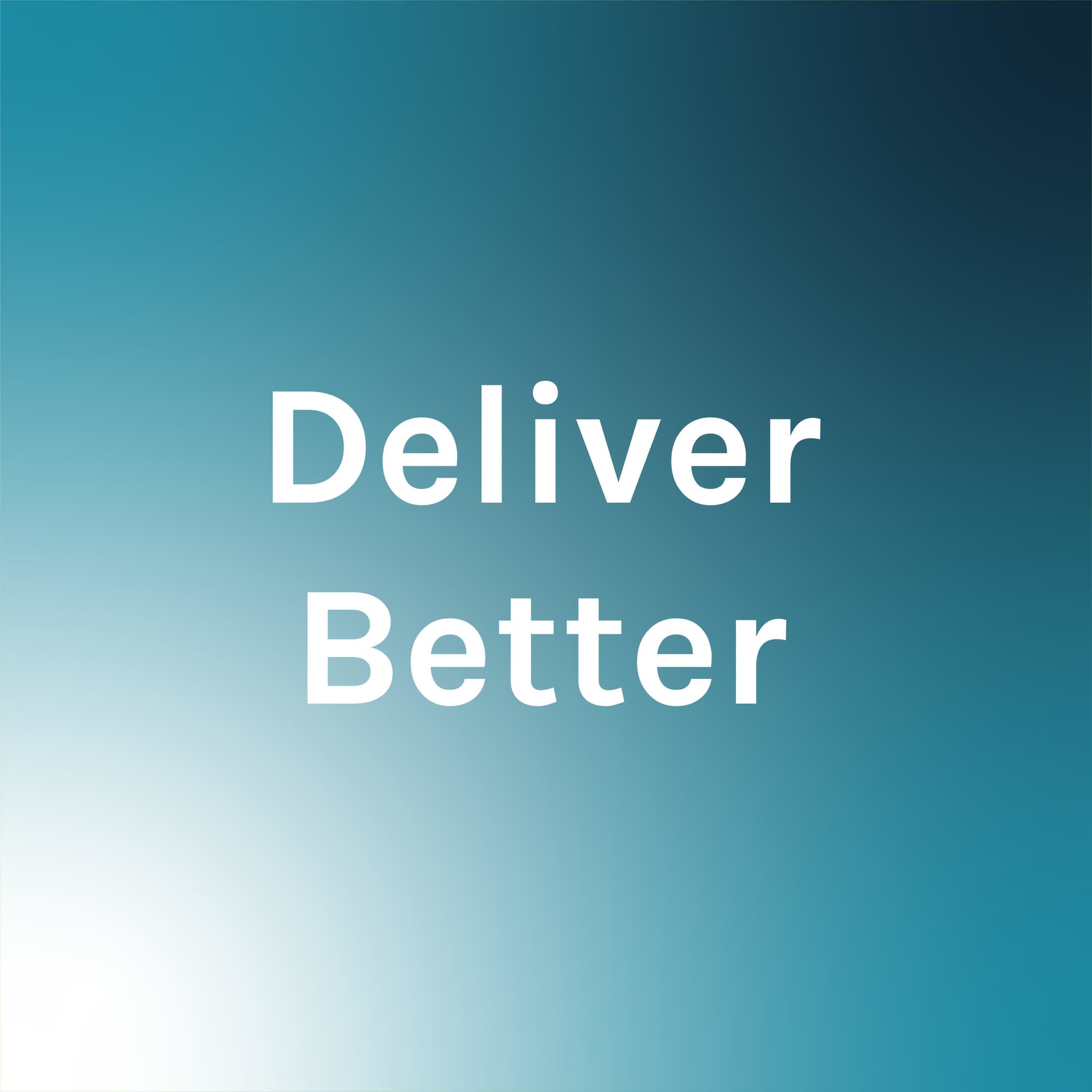 Deliver Better - Podcasts