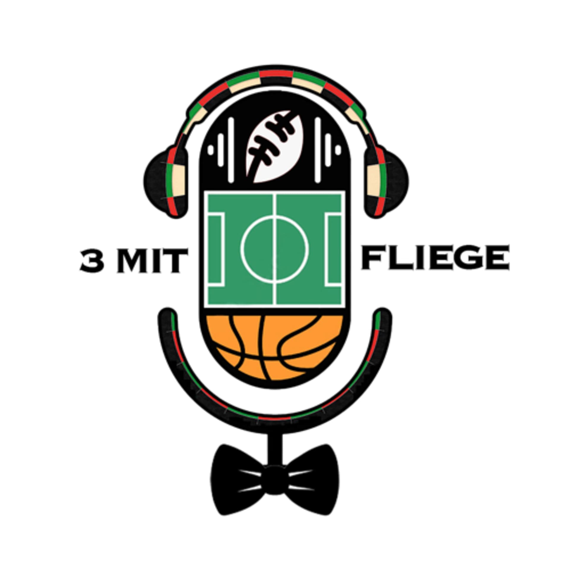 3 mit Fliege - Podcasts