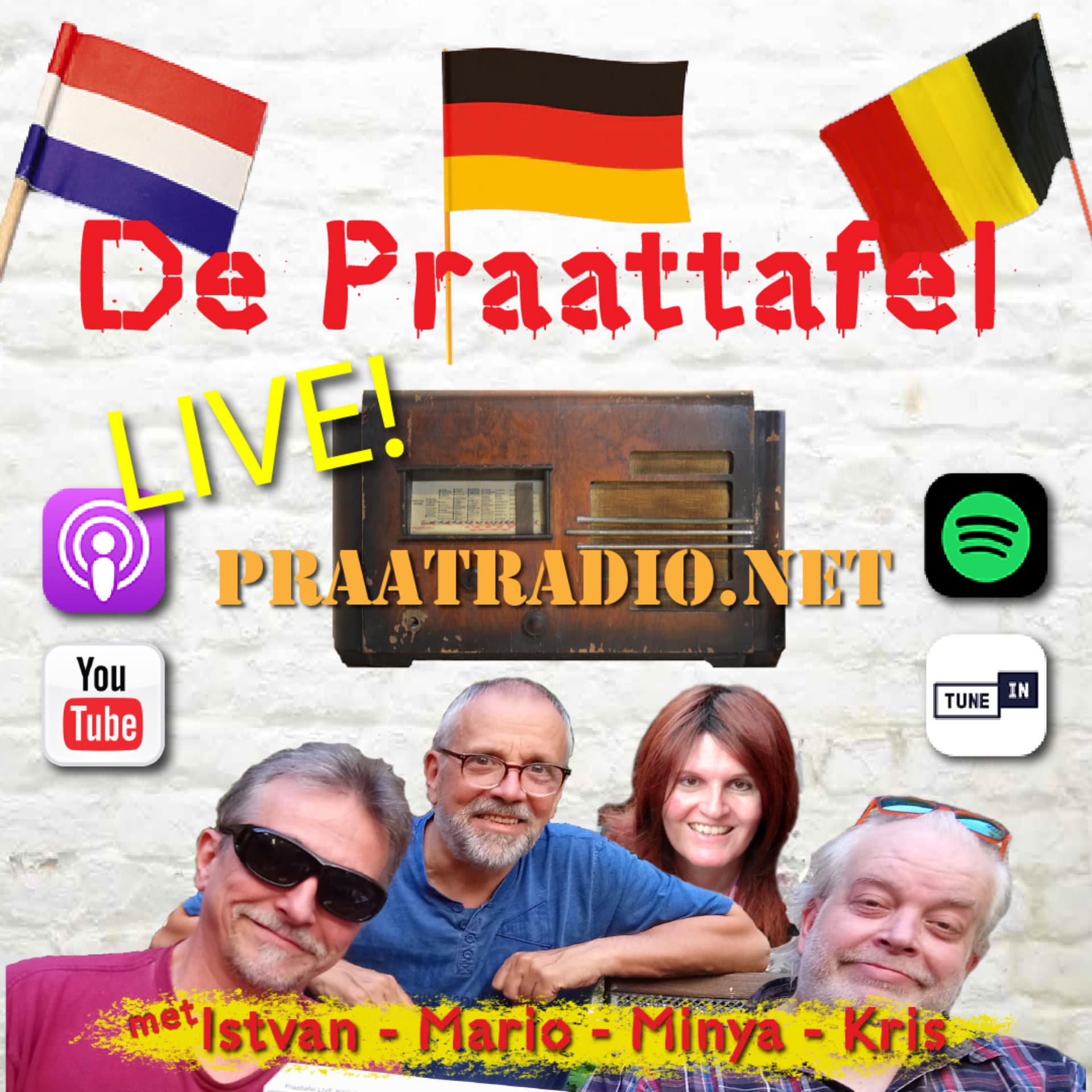 De Praattafel - Live talkshow en podcast - Podcast