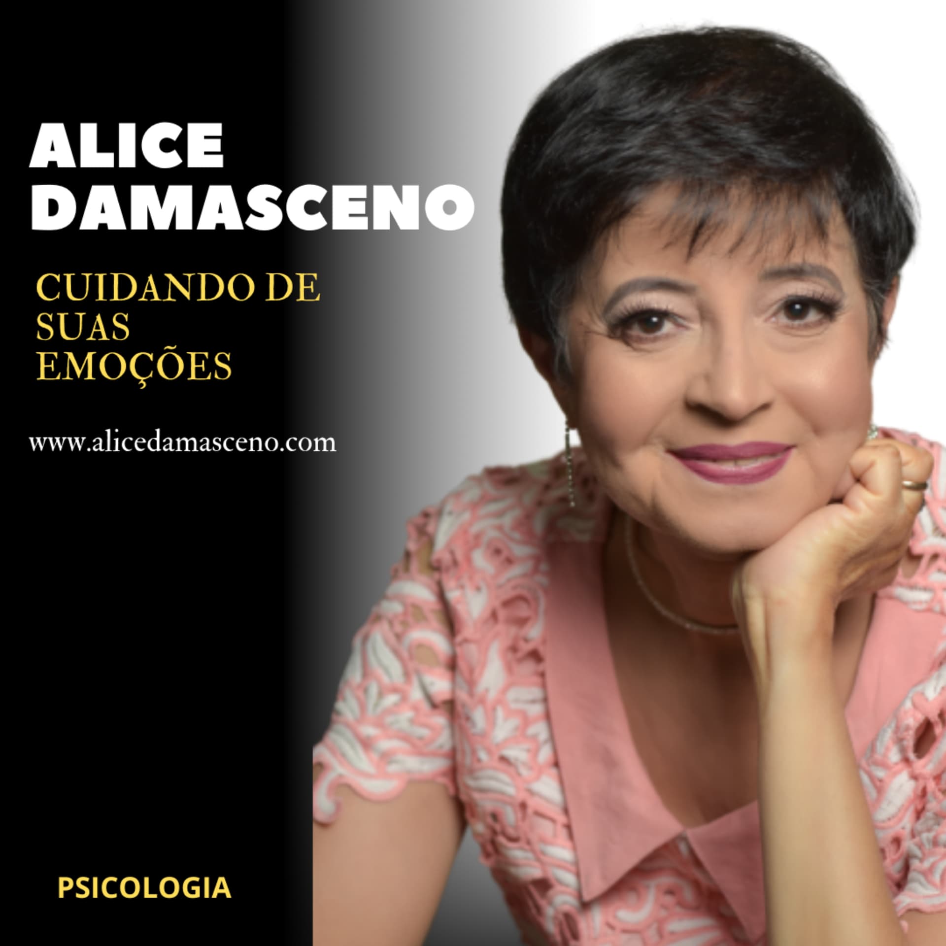 Alice Damasceno cuidando de suas emoções - Podcasts