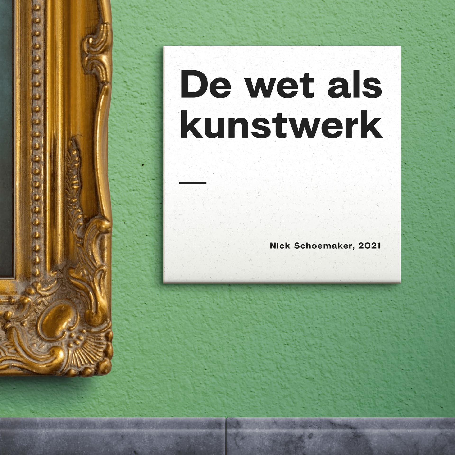De wet als kunstwerk - Podcasts