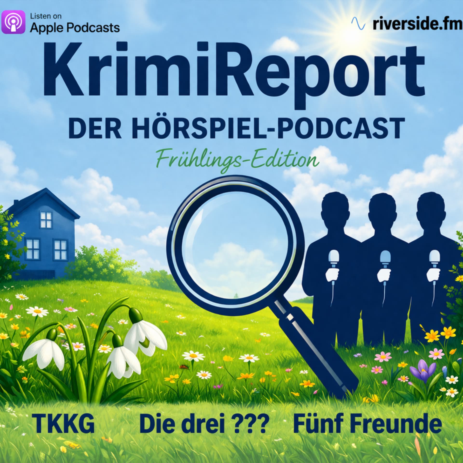 KrimiReport - der Hörspielpodcast | TKKG | Die drei ??? | Fünf Freude | - Podcast