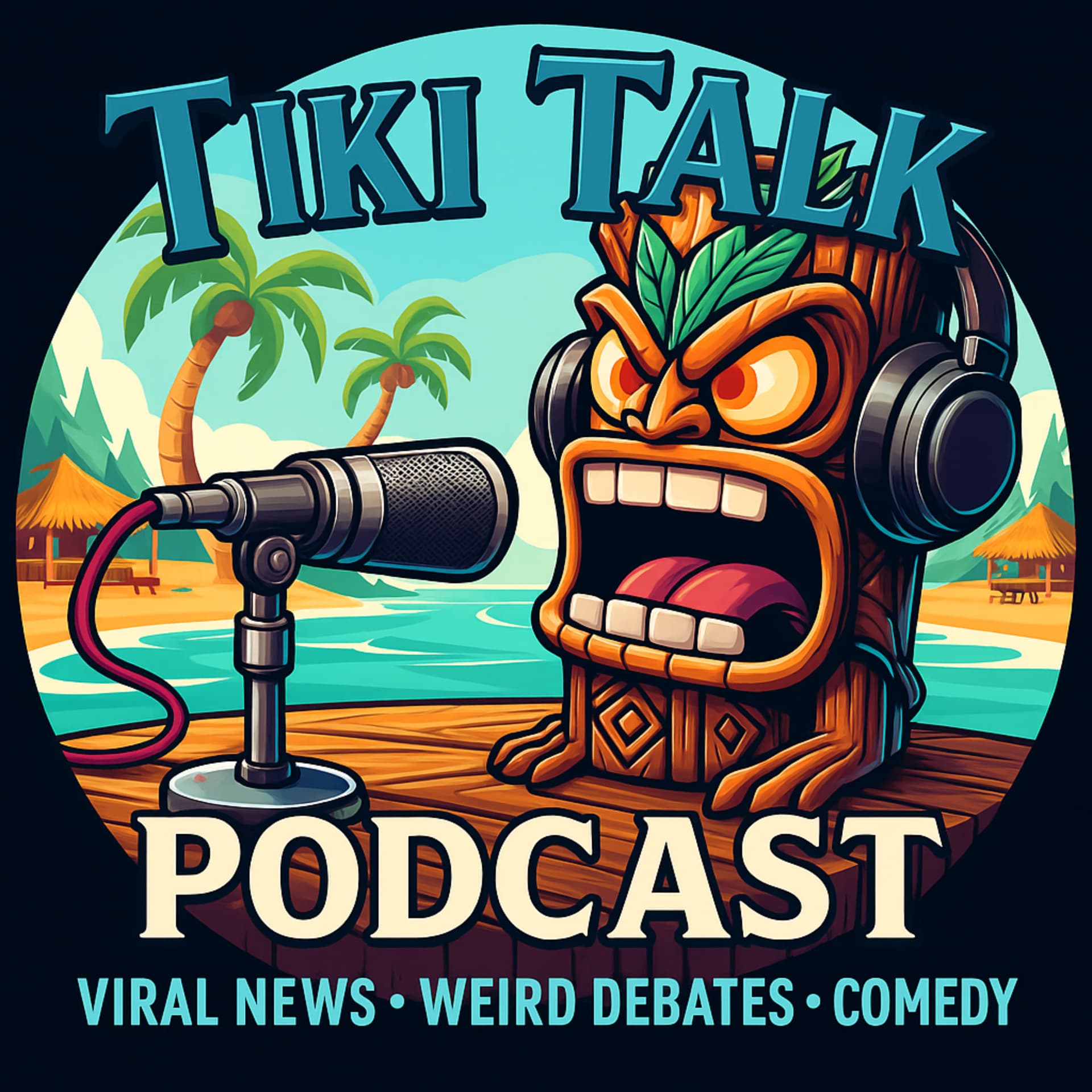 Tiki Talk The Podcast, Outrageous news, wild debates, and comedy - Podcasts
