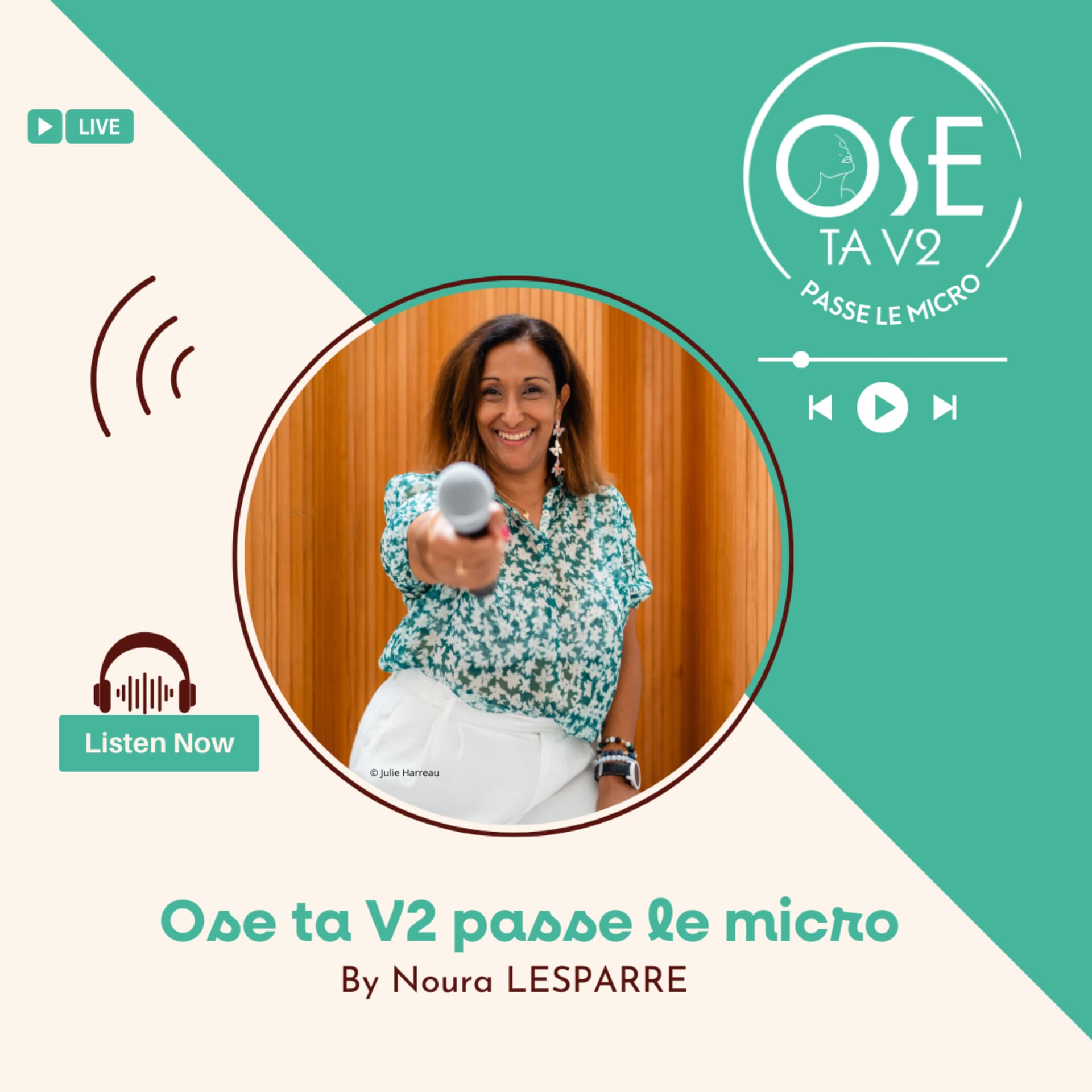 OSE ta V2 passe le micro 🎙️Le podcast qui t'inspire à réinventer ta carrière sans te sacrifier ✨ - Podcast