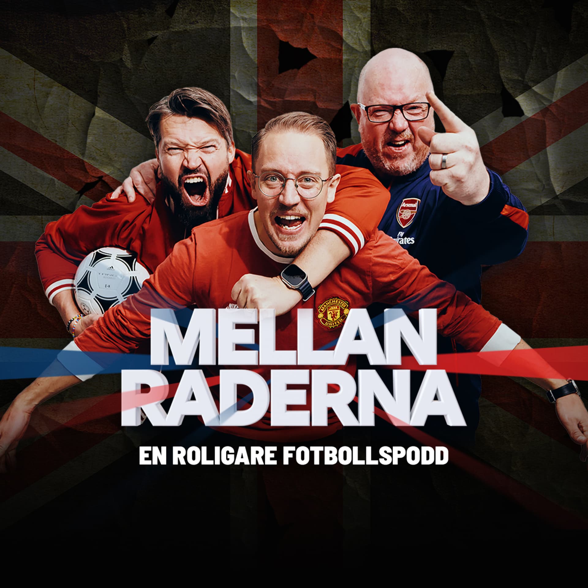 Mellan Raderna Fotboll - Podcasts