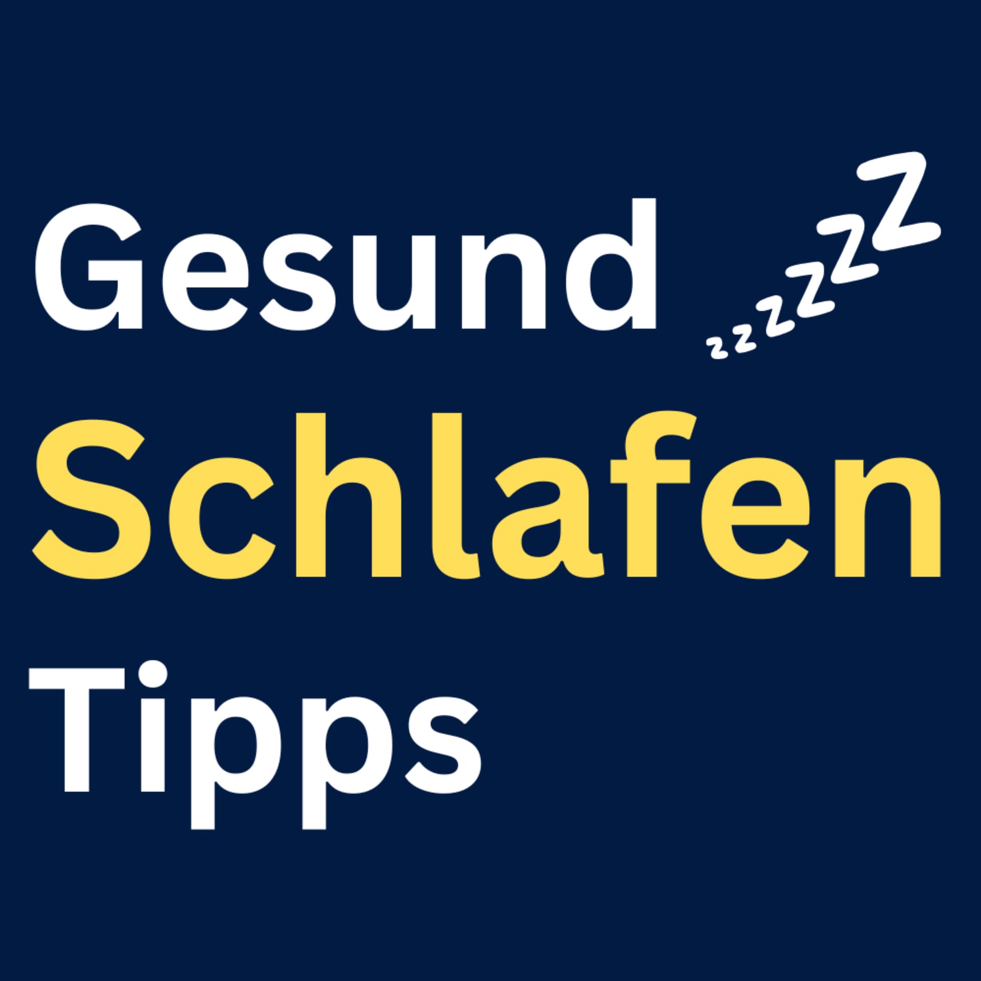 Gesund Schlafen Tipps - بودكاست