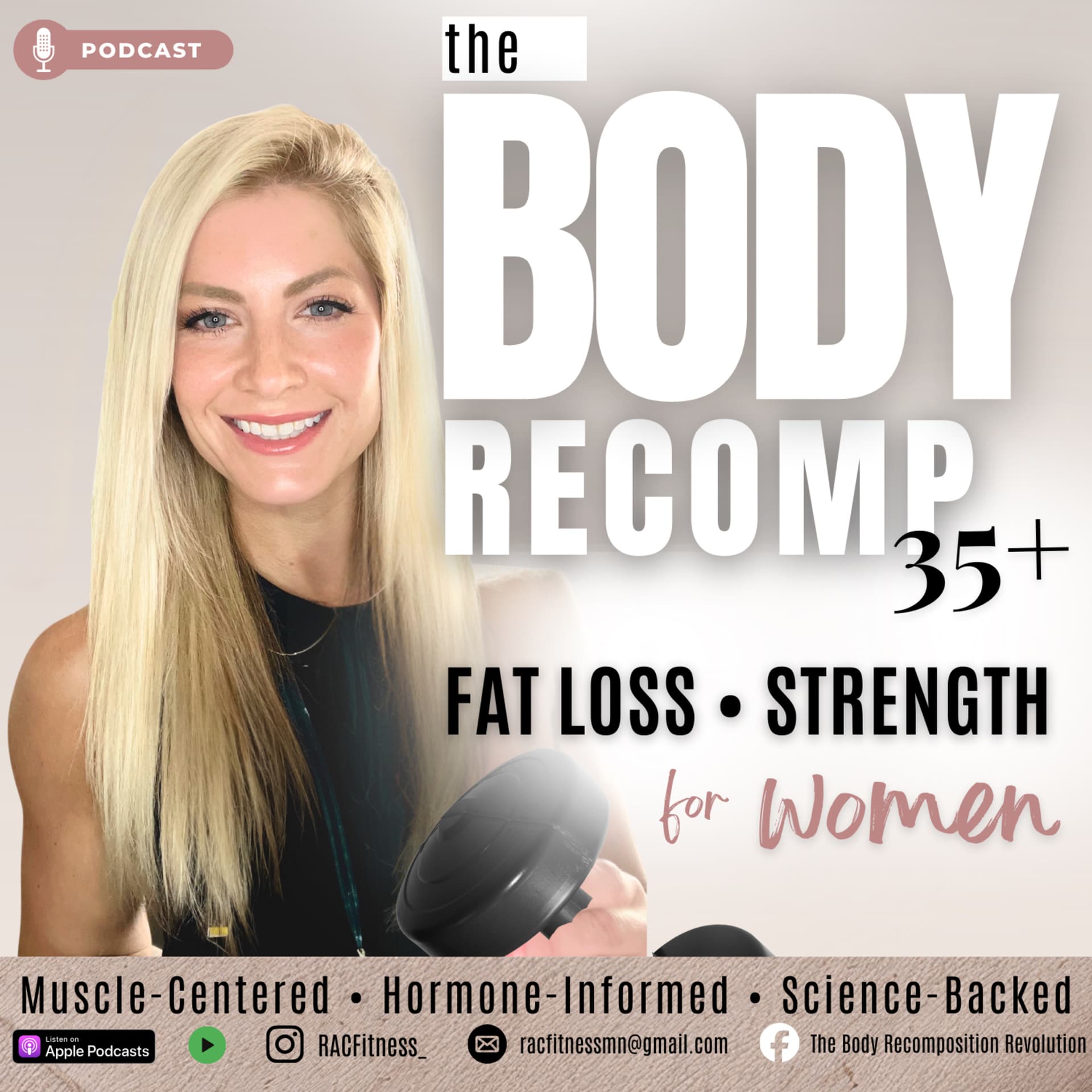 Lose Weight + Build Muscle After 35: The Body Recomposition Podcast - Podcast