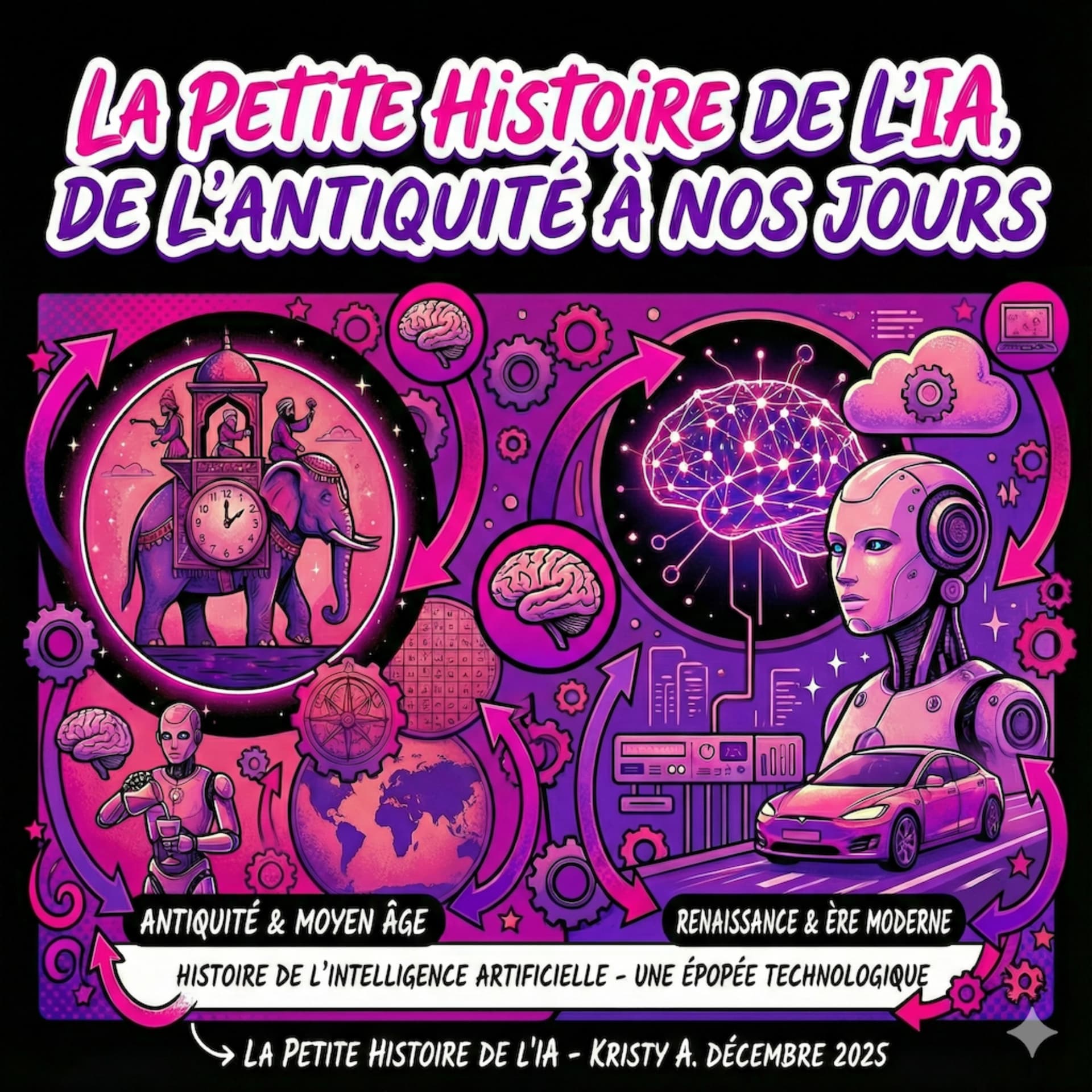 La petite histoire de l'intelligence artificielle : de l'Antiquité à nos jours