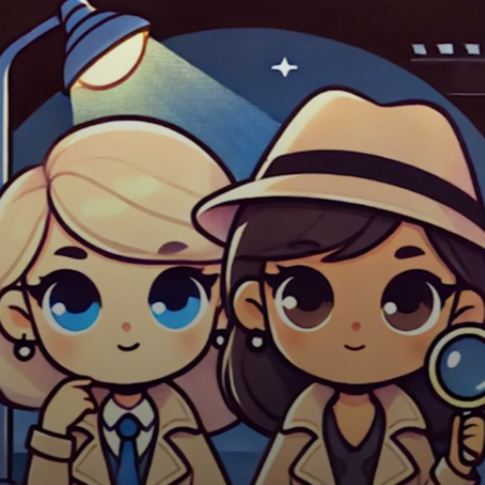 Two Girls in the Dark