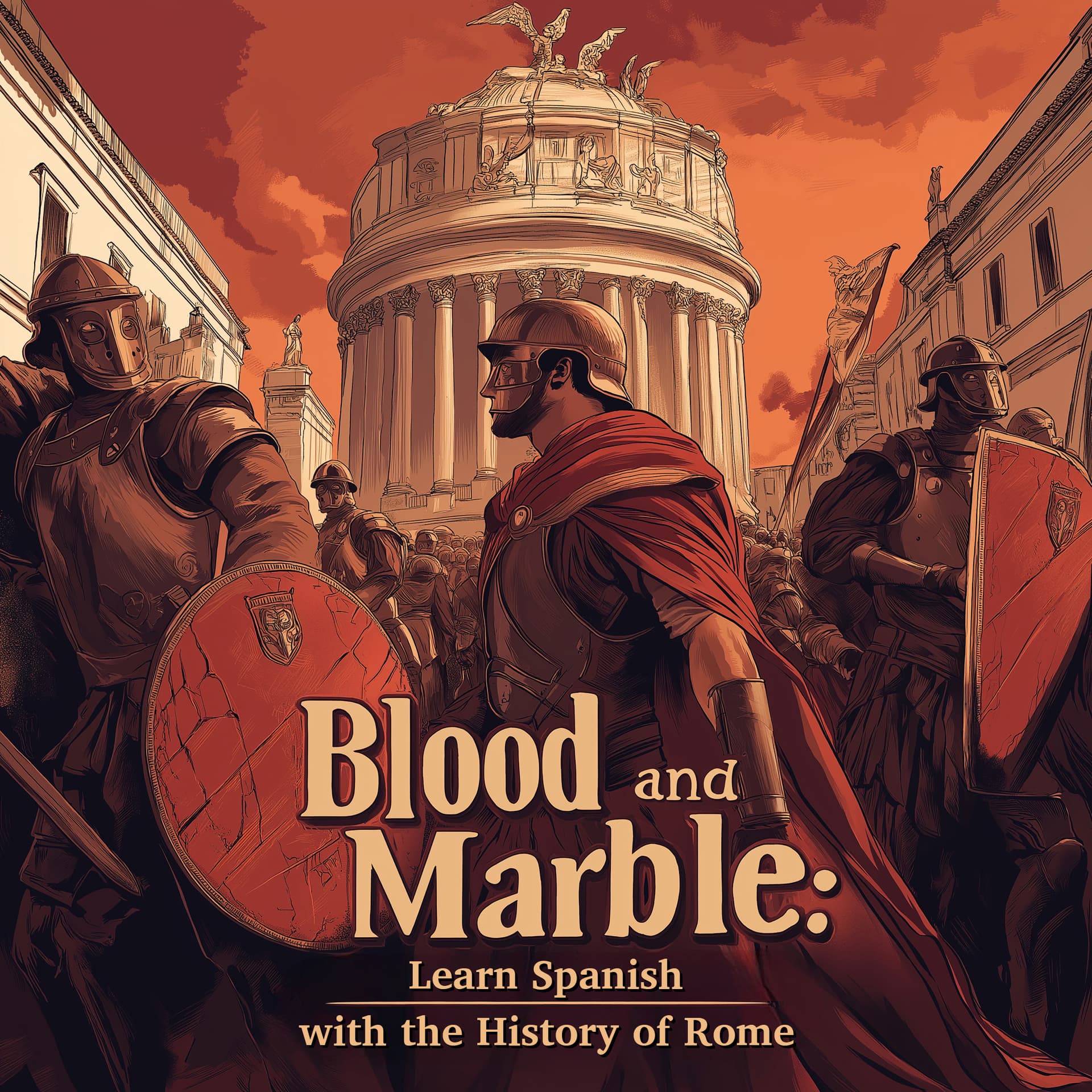 Blood and Marble: Learn Spanish with the History of Rome - Podcasts