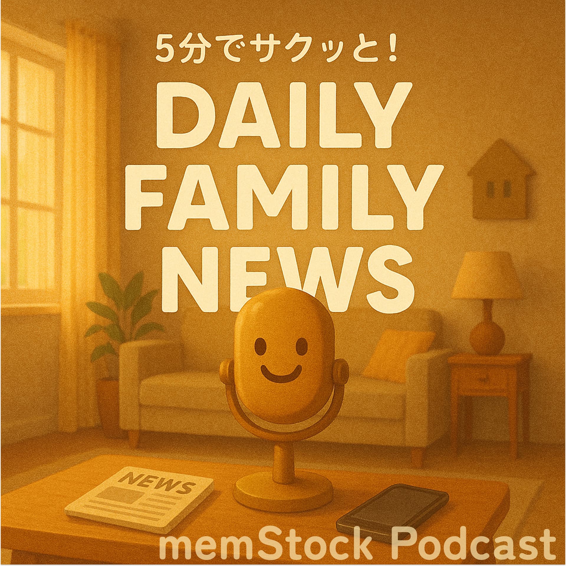 5分でサクッと!デイリーファミリーニュース|memStock podcast - Podcasts