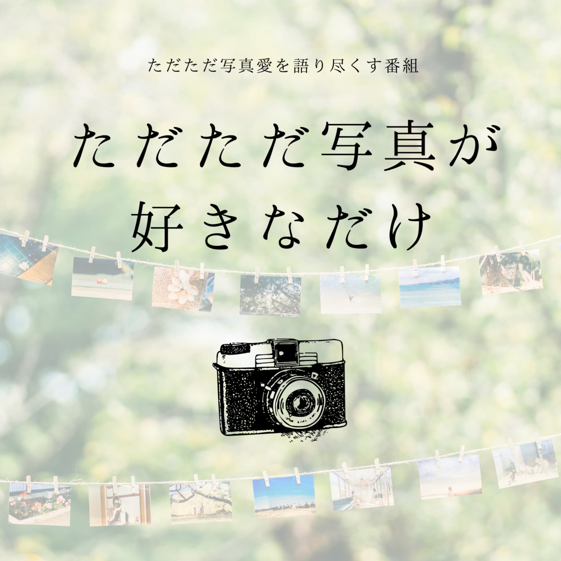 ただただ写真が好きなだけ - ポッドキャスト