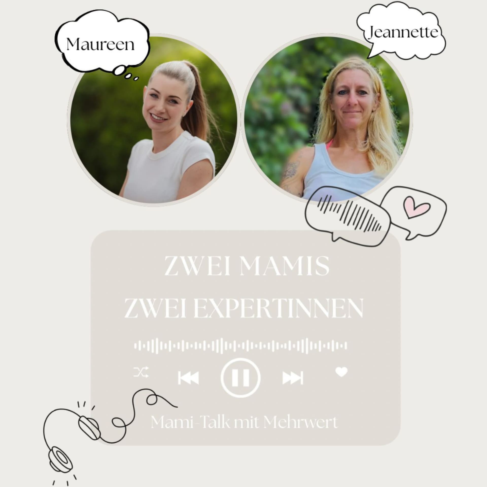 Zwei Mamis Zwei Expertinnen - Podcastler