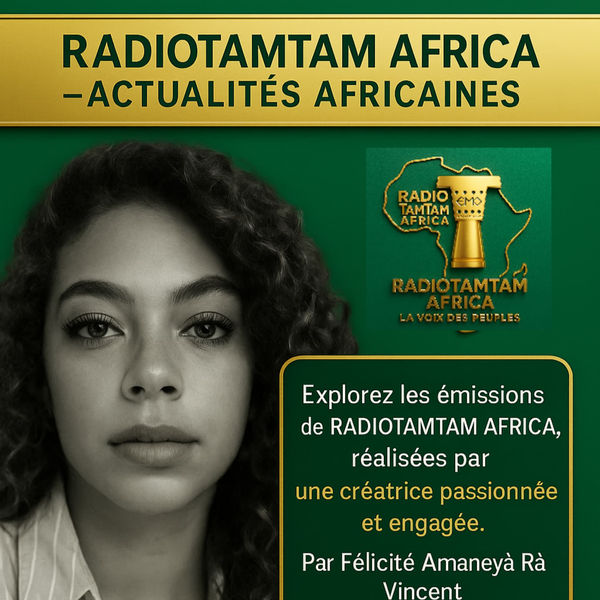 RADIOTAMTAM AFRICA – Actualités africaines quotidiennes - LA VOIX PRIMORDIALE DE L’AFRIQUE - Podcasts