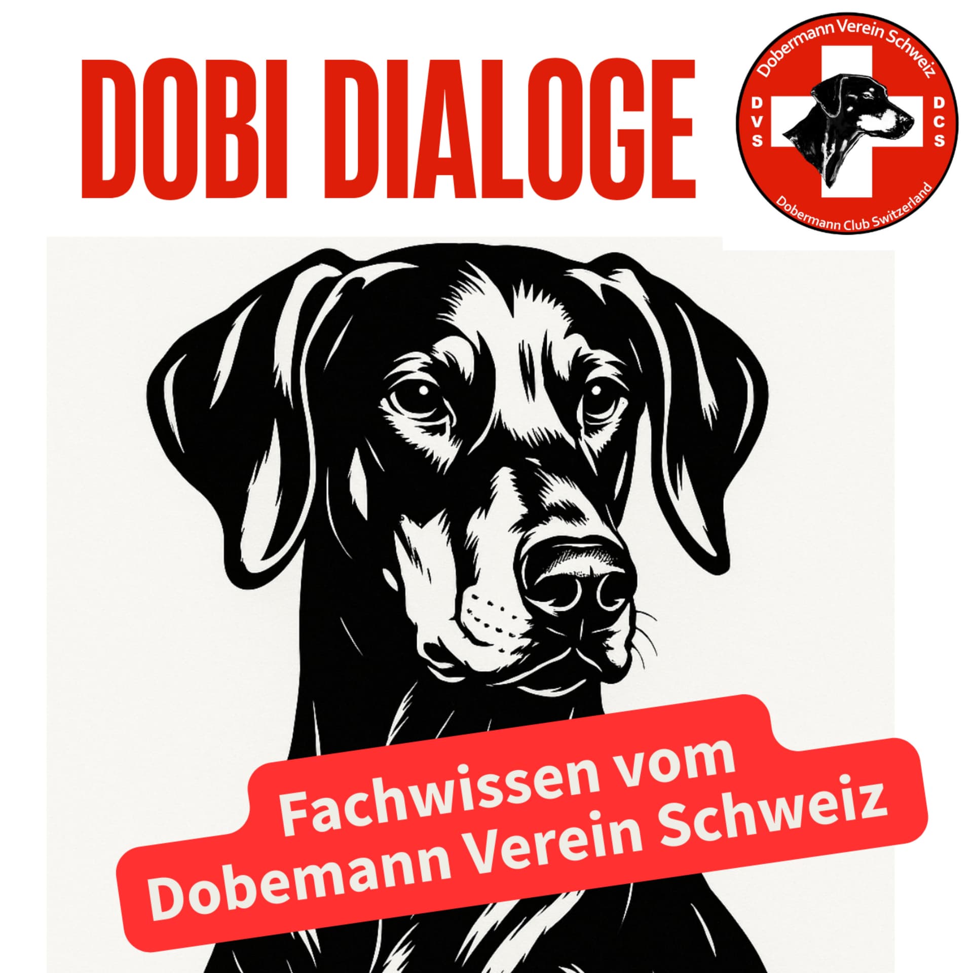 Dobi Dialoge: Fachwissen vom Dobermann Schweiz (DVS) - Podcasts