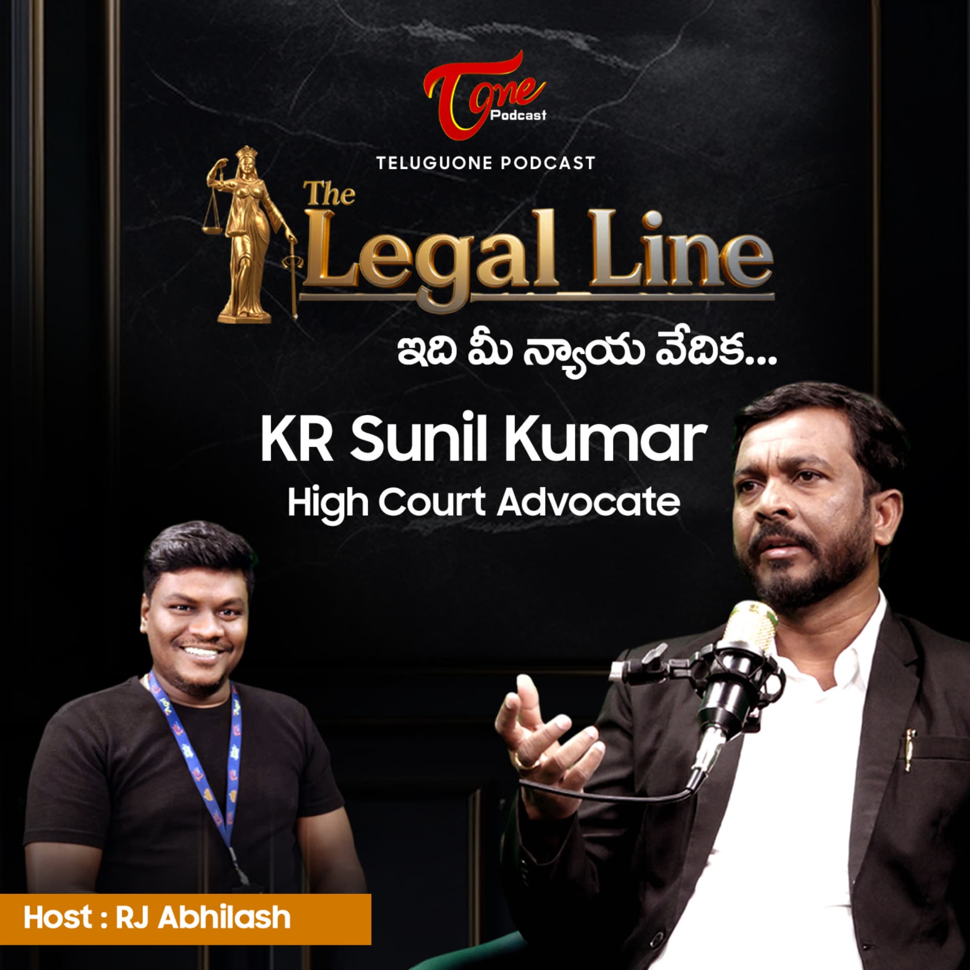 The Legal Line - TeluguOne Law Show - Podcast