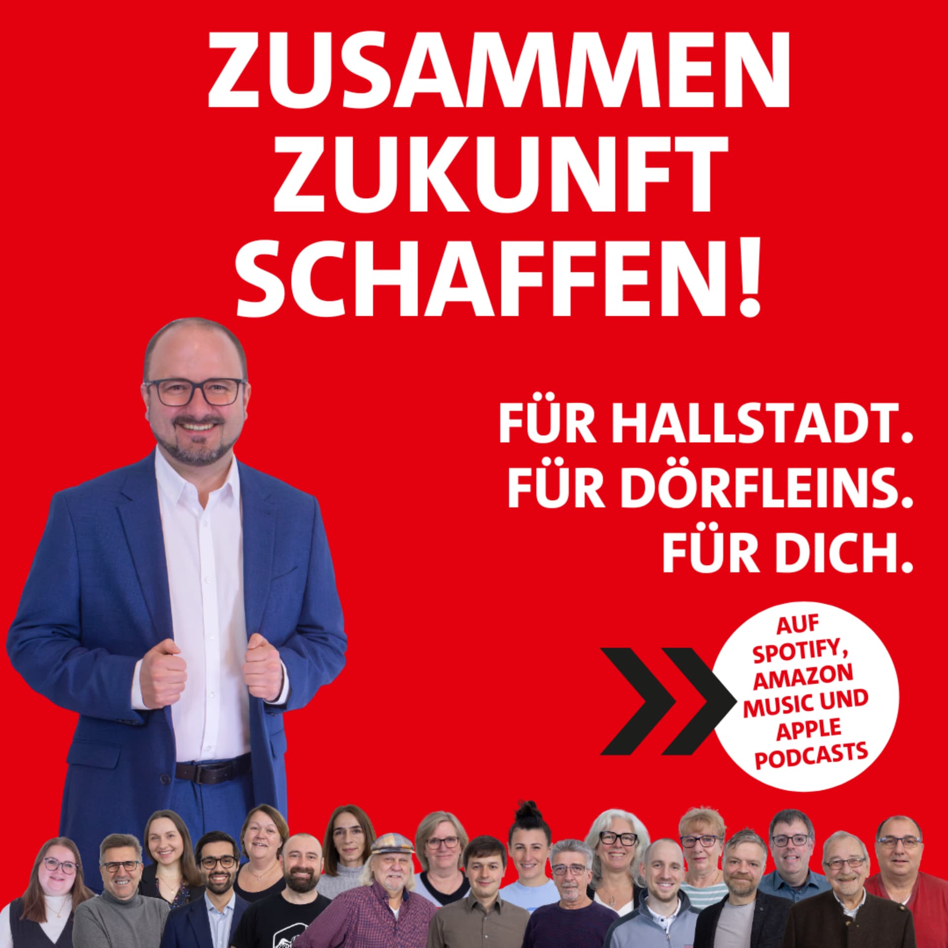 Zusammen Zukunft schaffen! Für Hallstadt. Für Dörfleins. Für Dich.