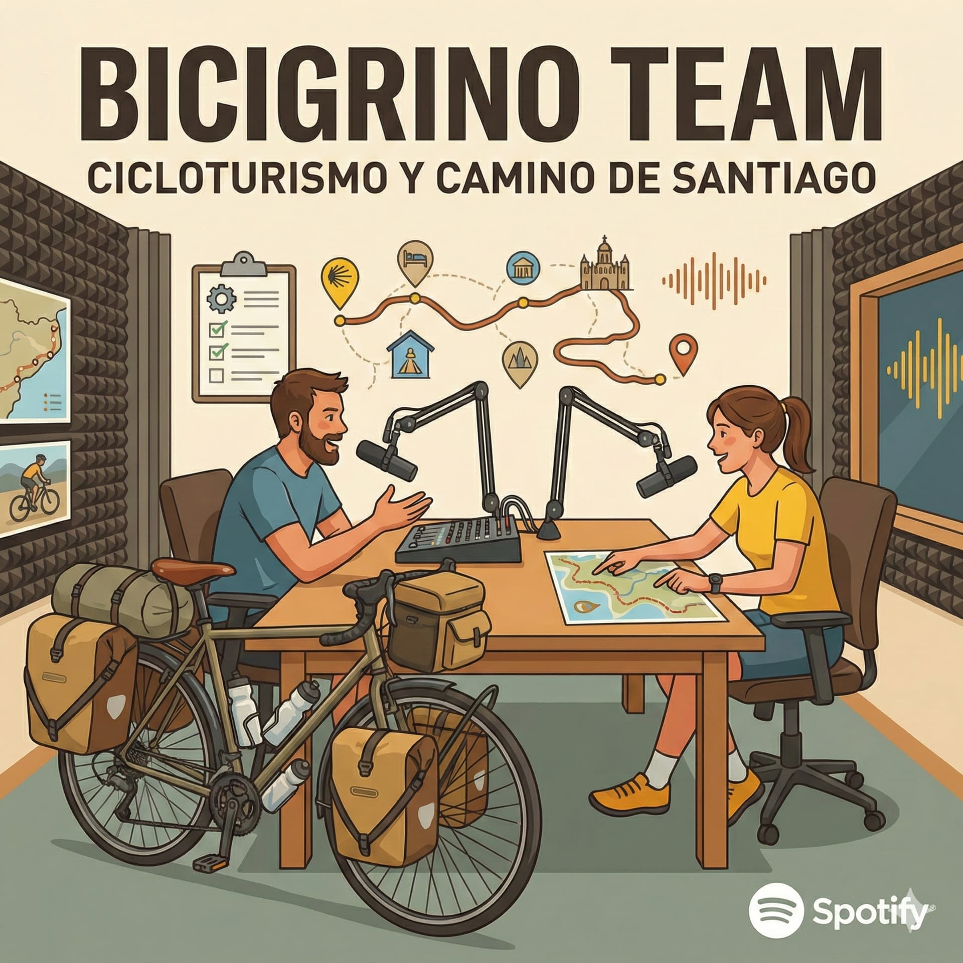 Cicloturismo camino de Santiago - Podcast
