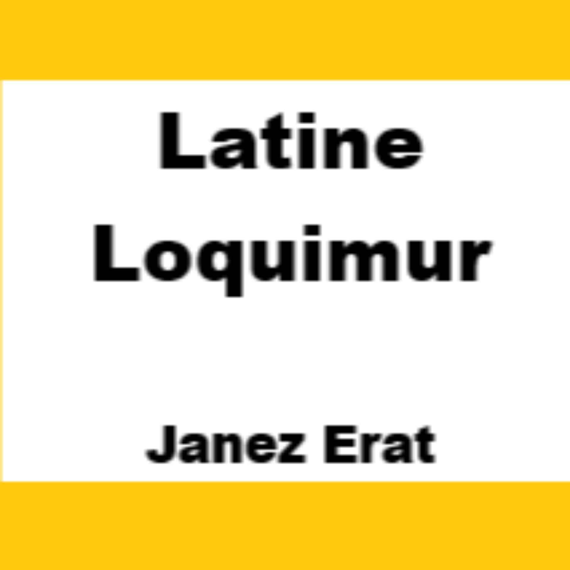 Latine Loquimur