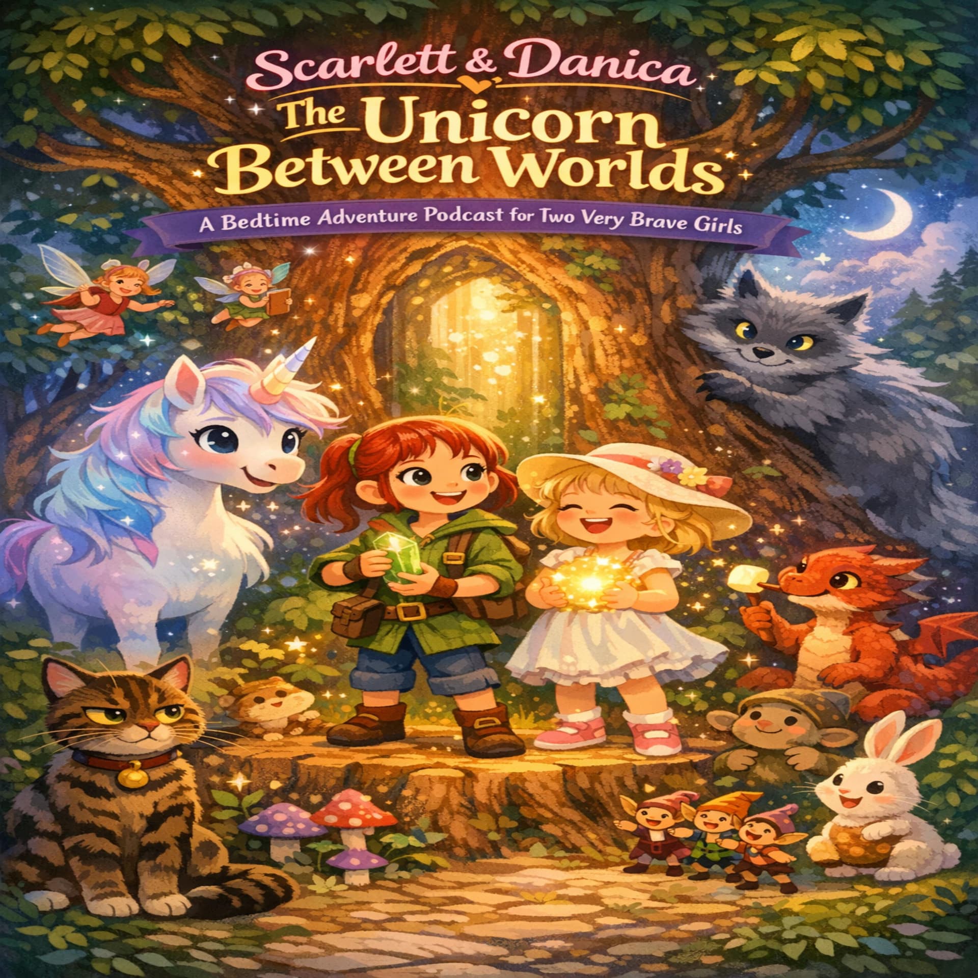 The Unicorn Between Worlds - A Multiple Part Bedtime Adventure Podcast - Podcasts