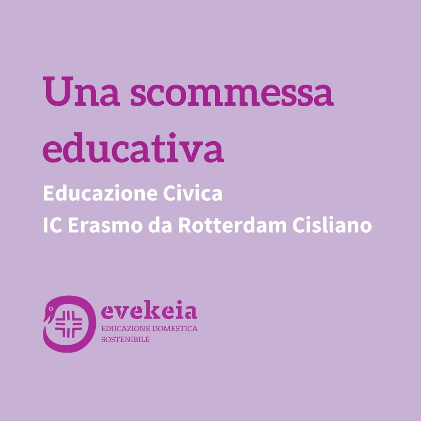 Una scommessa educativa - Podcast