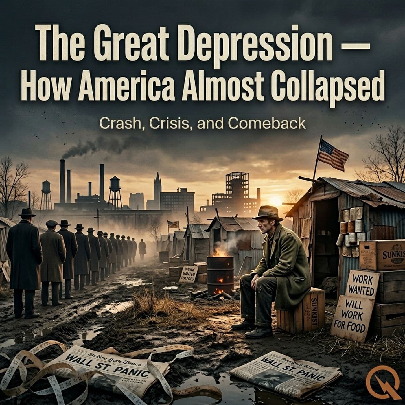 The Great Depression — How America Almost Collapsed - Podcasts