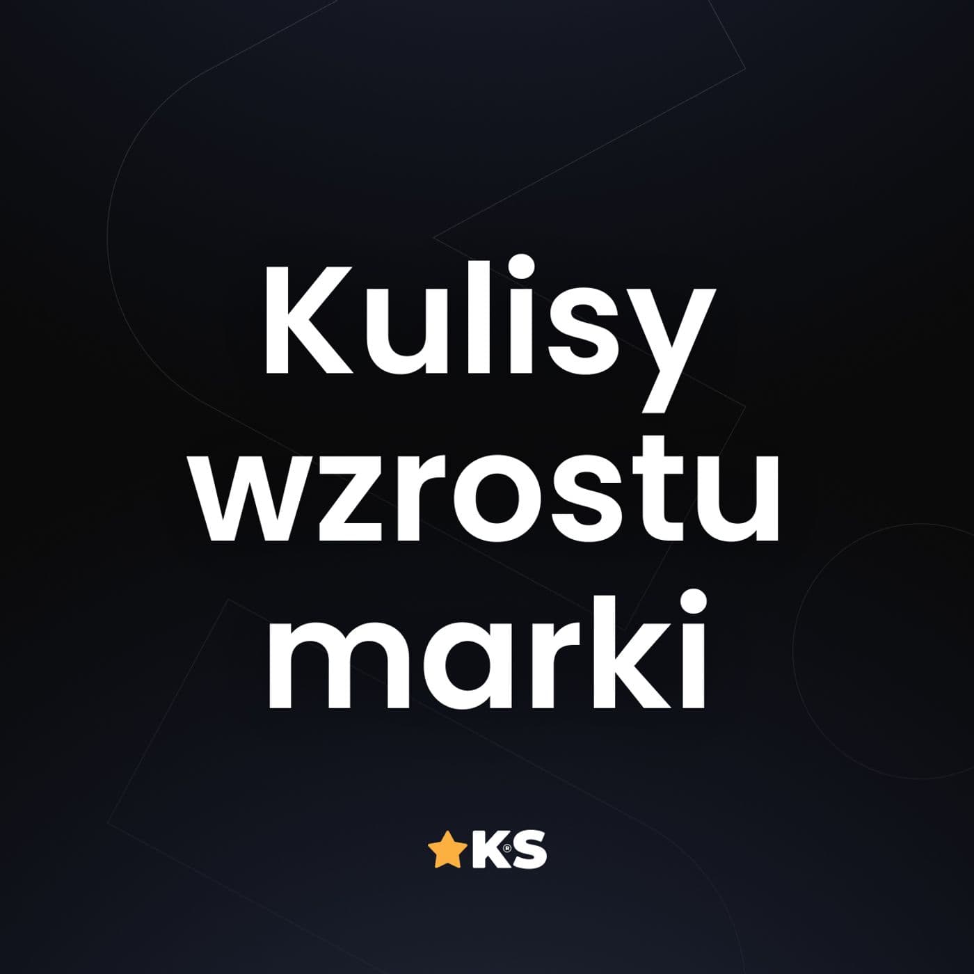 Kulisy wzrostu marki | ⭐Agencja KS - marketing internetowy - Podcast