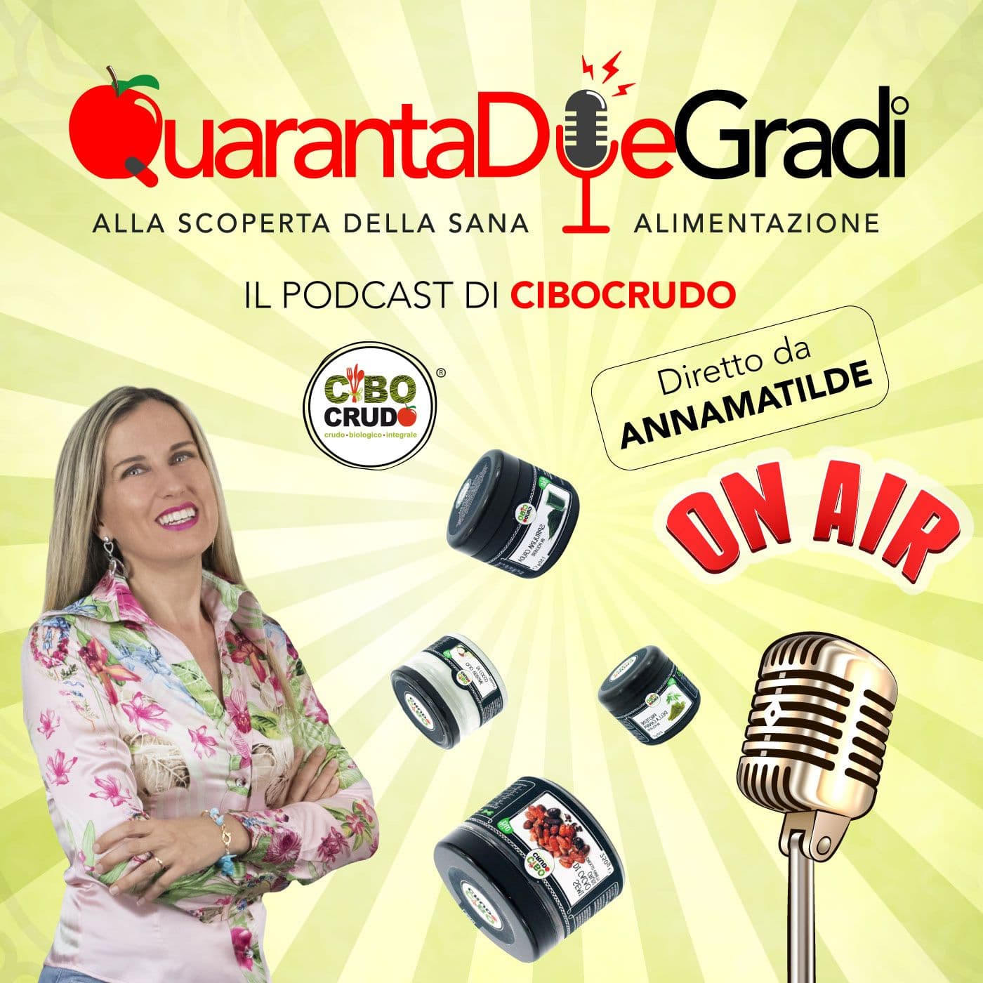 QuarantaDueGradi il podcast di CiboCrudo - Podcasts