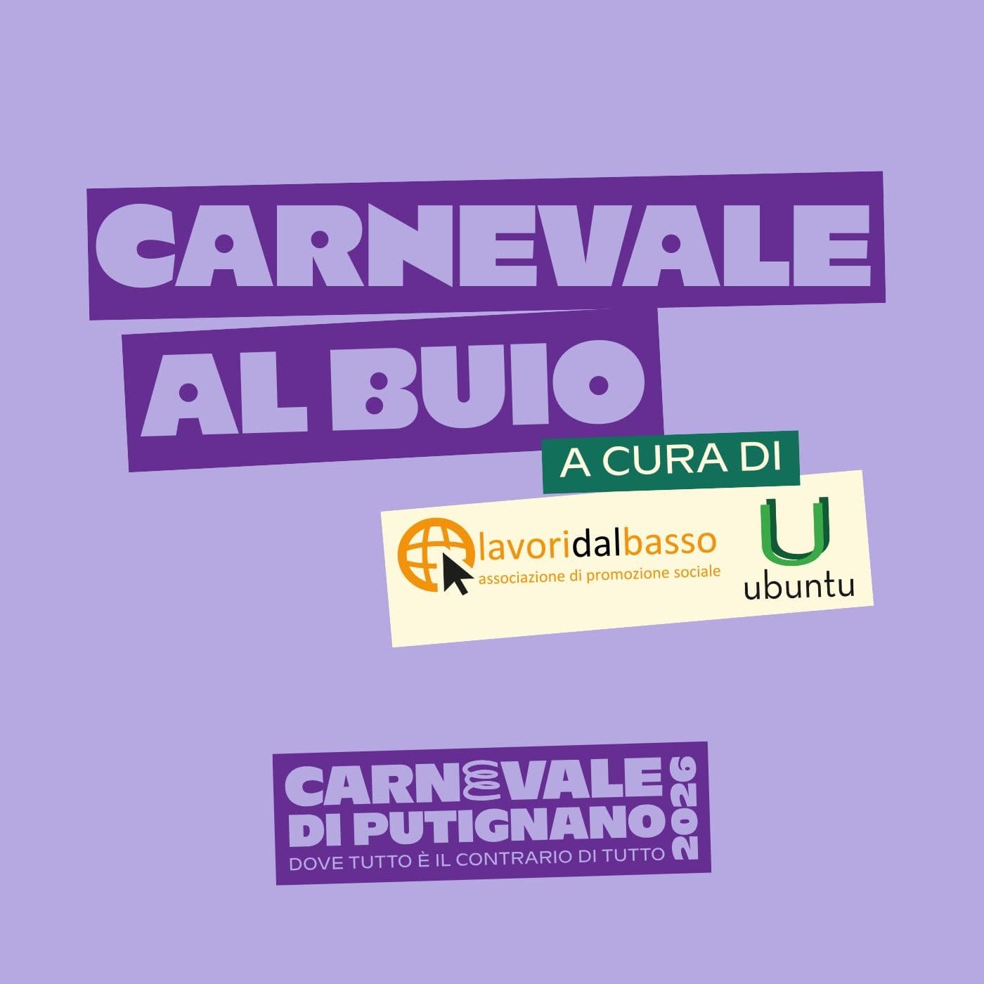 CARNEVALE AL BUIO - Carnevale di Putignano - Podcasts
