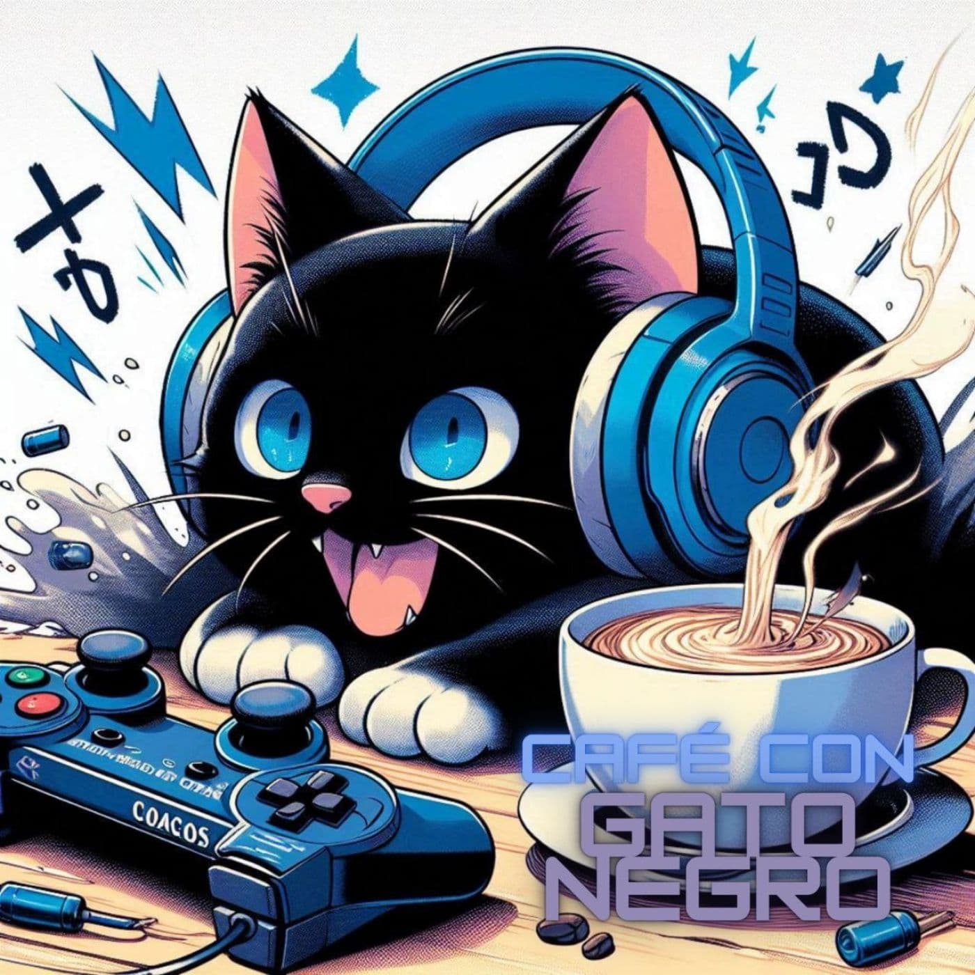 CAFÉ con GATO NEGRO - Videojuegos - Podcasts