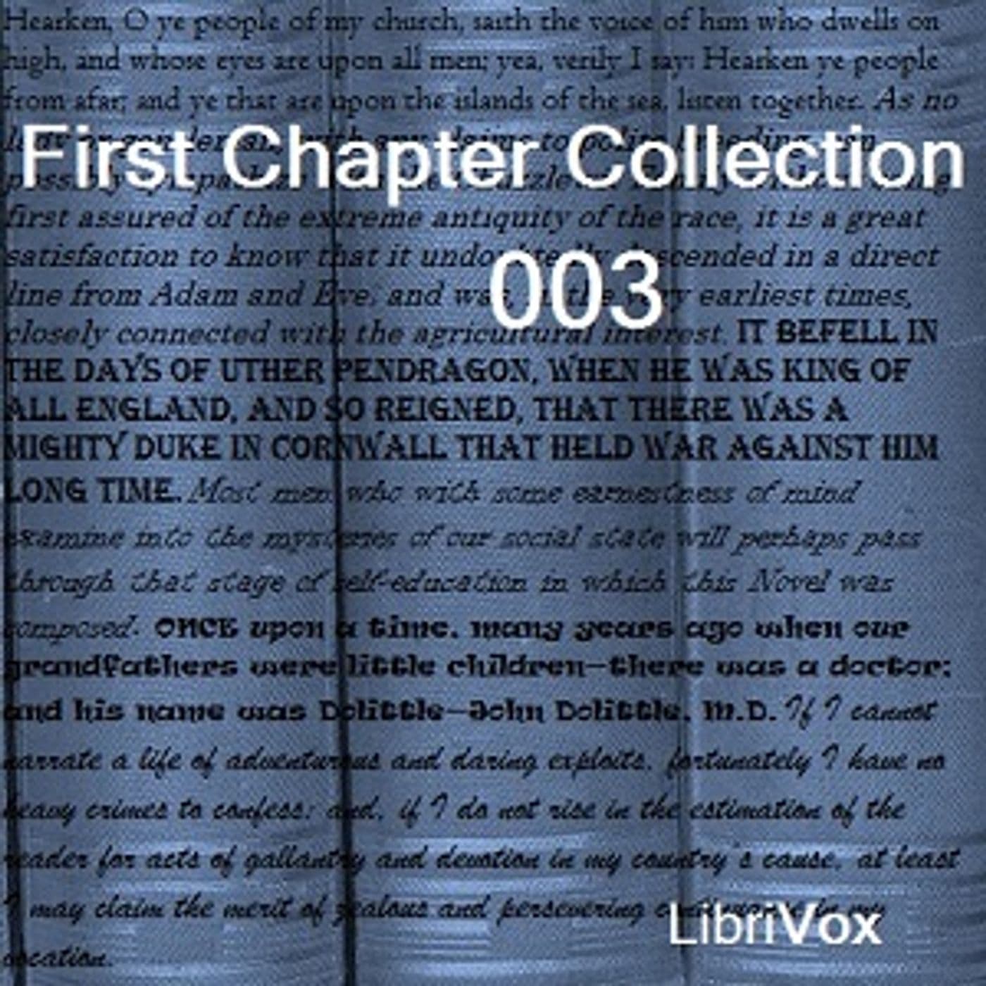 First Chapter Collection 003 - Podcast