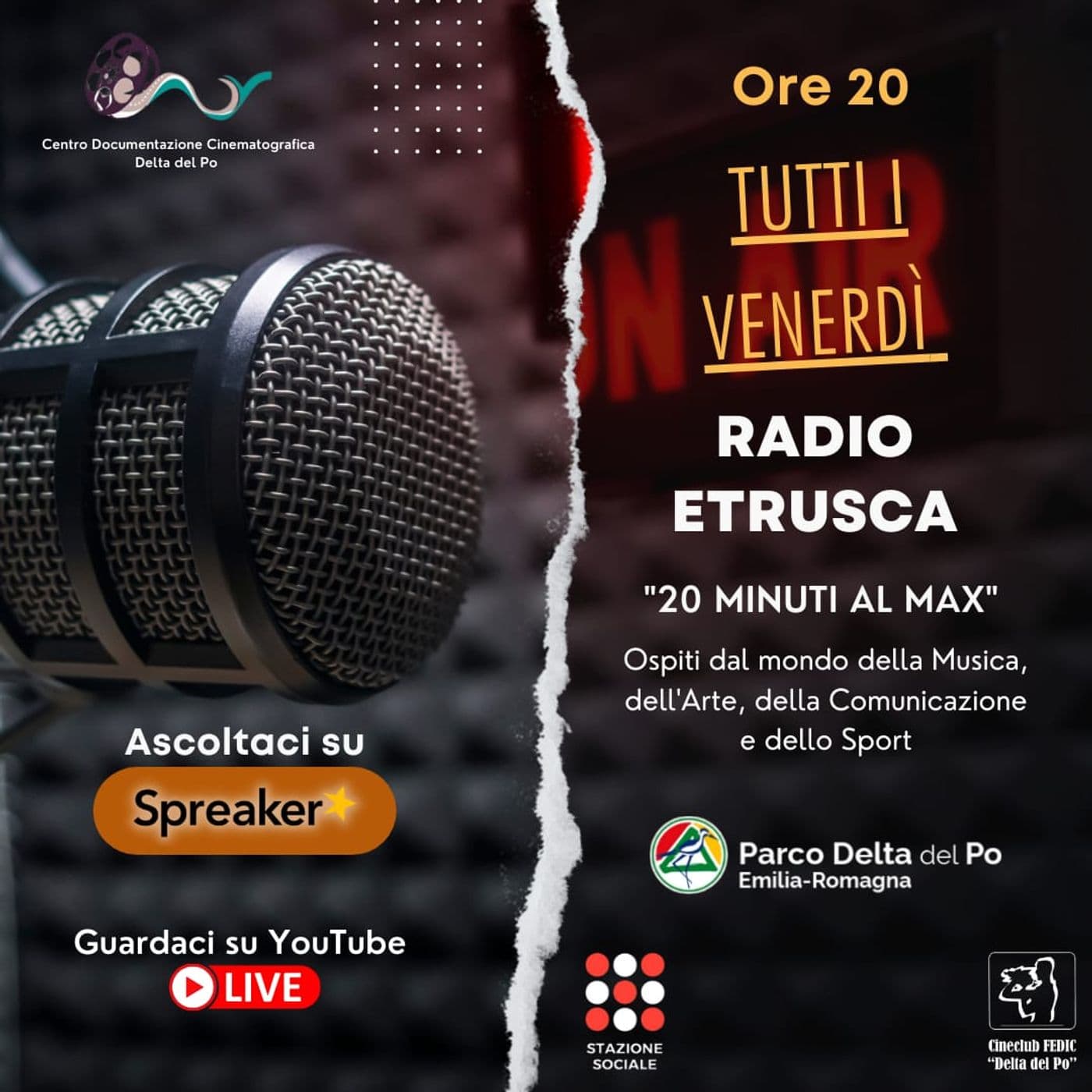 20 minuti al Max - Stazione Sociale - Podcasts
