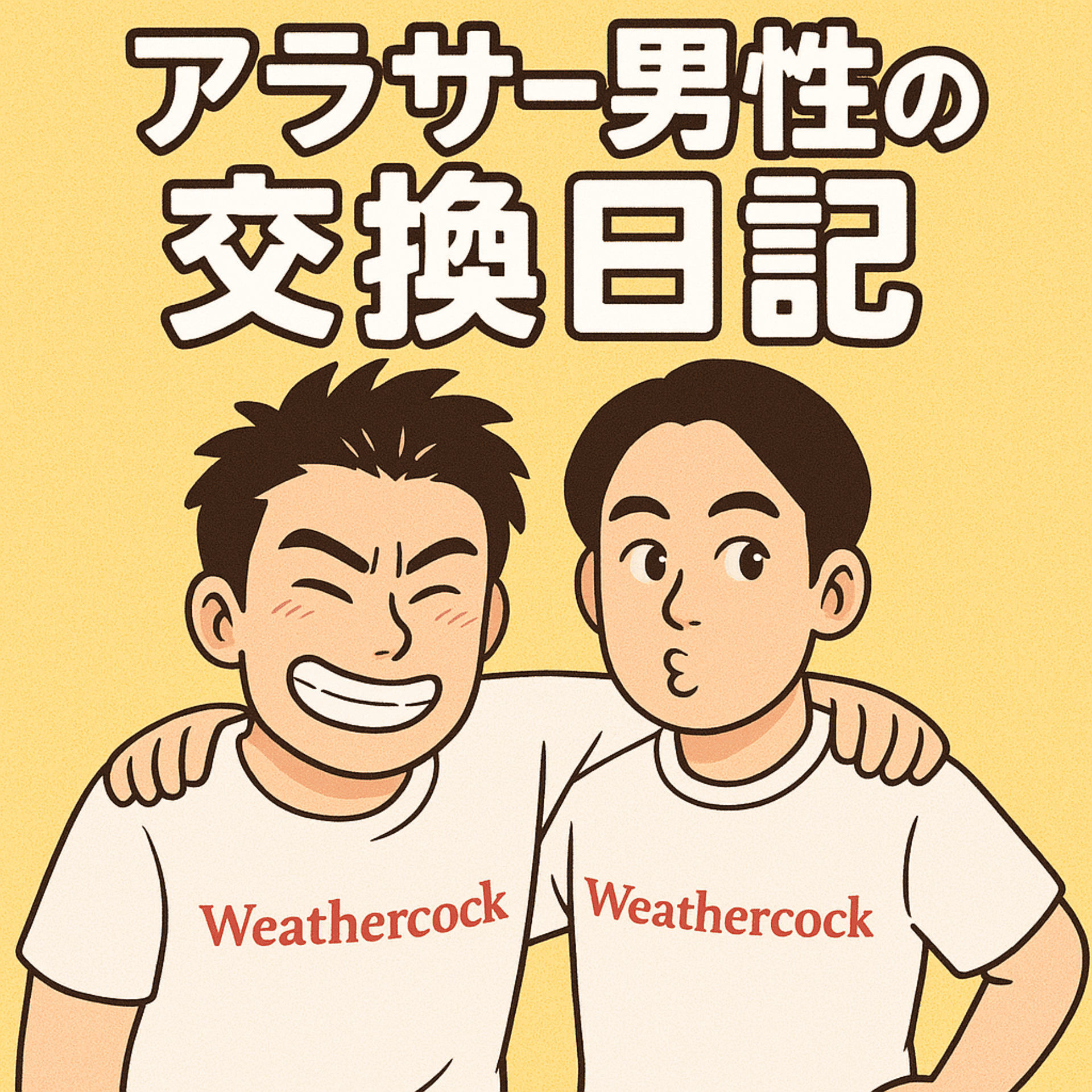 アラサー男性の交換日記。