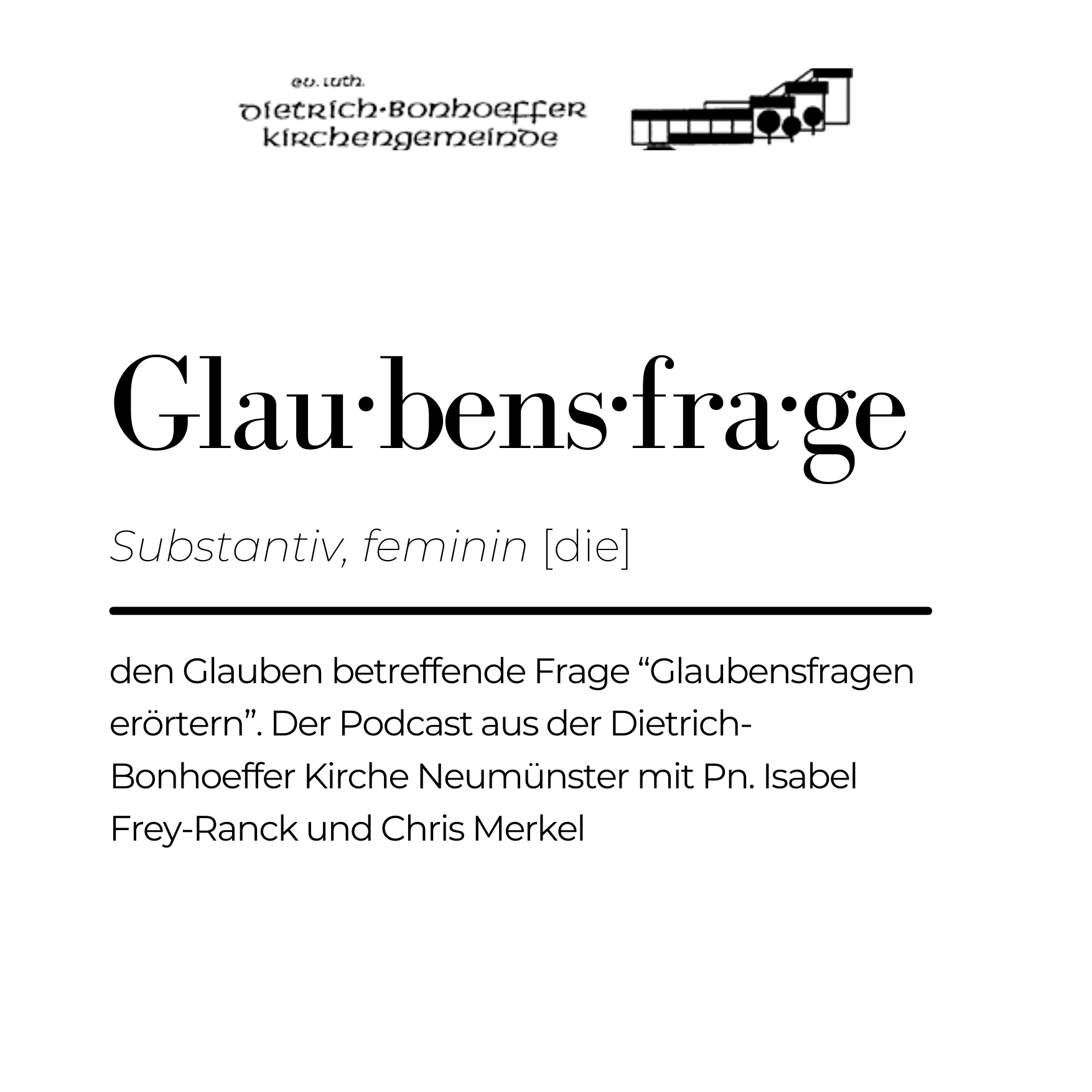 Glaubensfrage - Podcasts