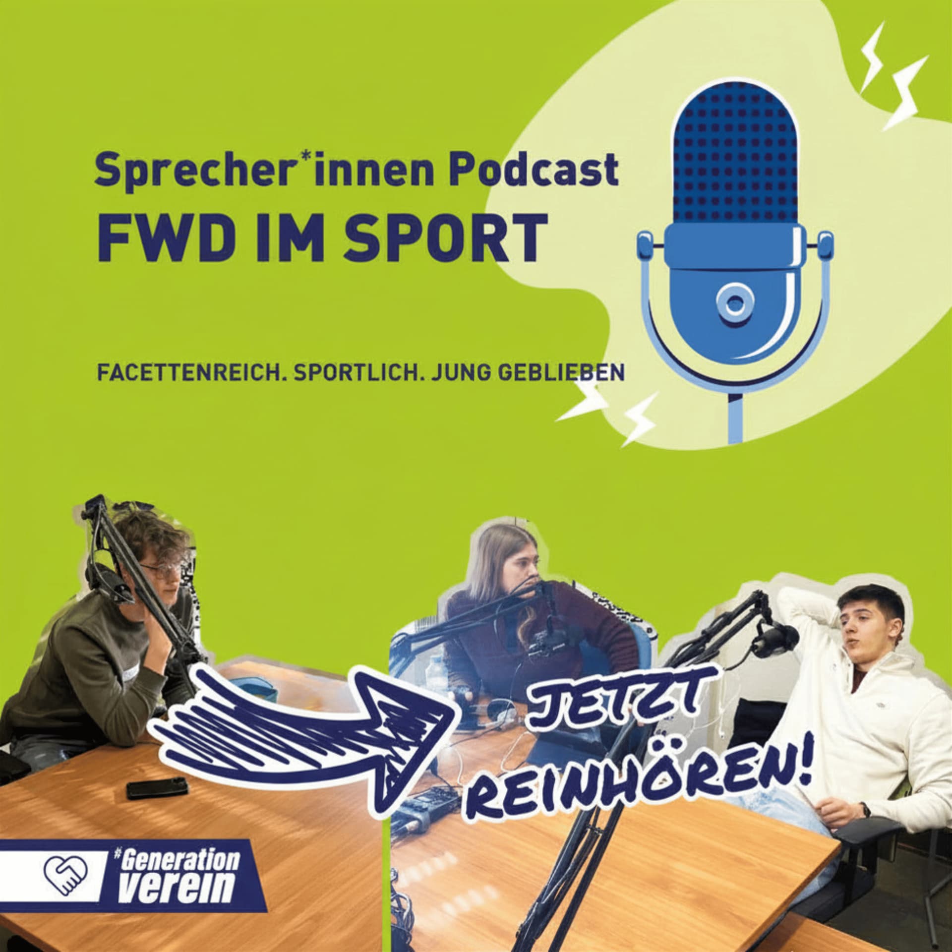 Sprecher*innen Podcast: Facettenreich, Sportlich, jung geblieben. FWD im Sport. - Подкасты