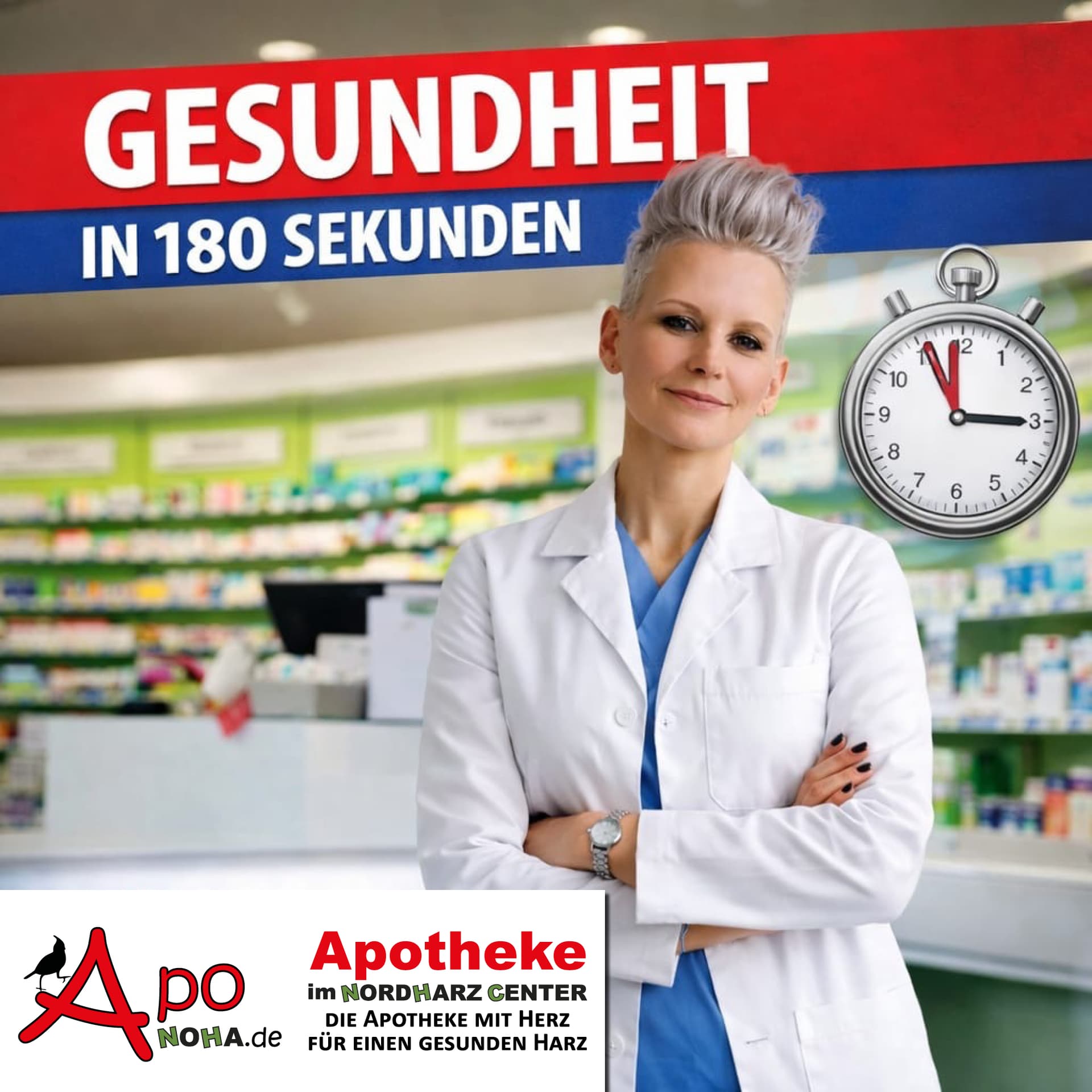 Gesundheit in 180 Sekunden – ApoNoHa - Podcasts
