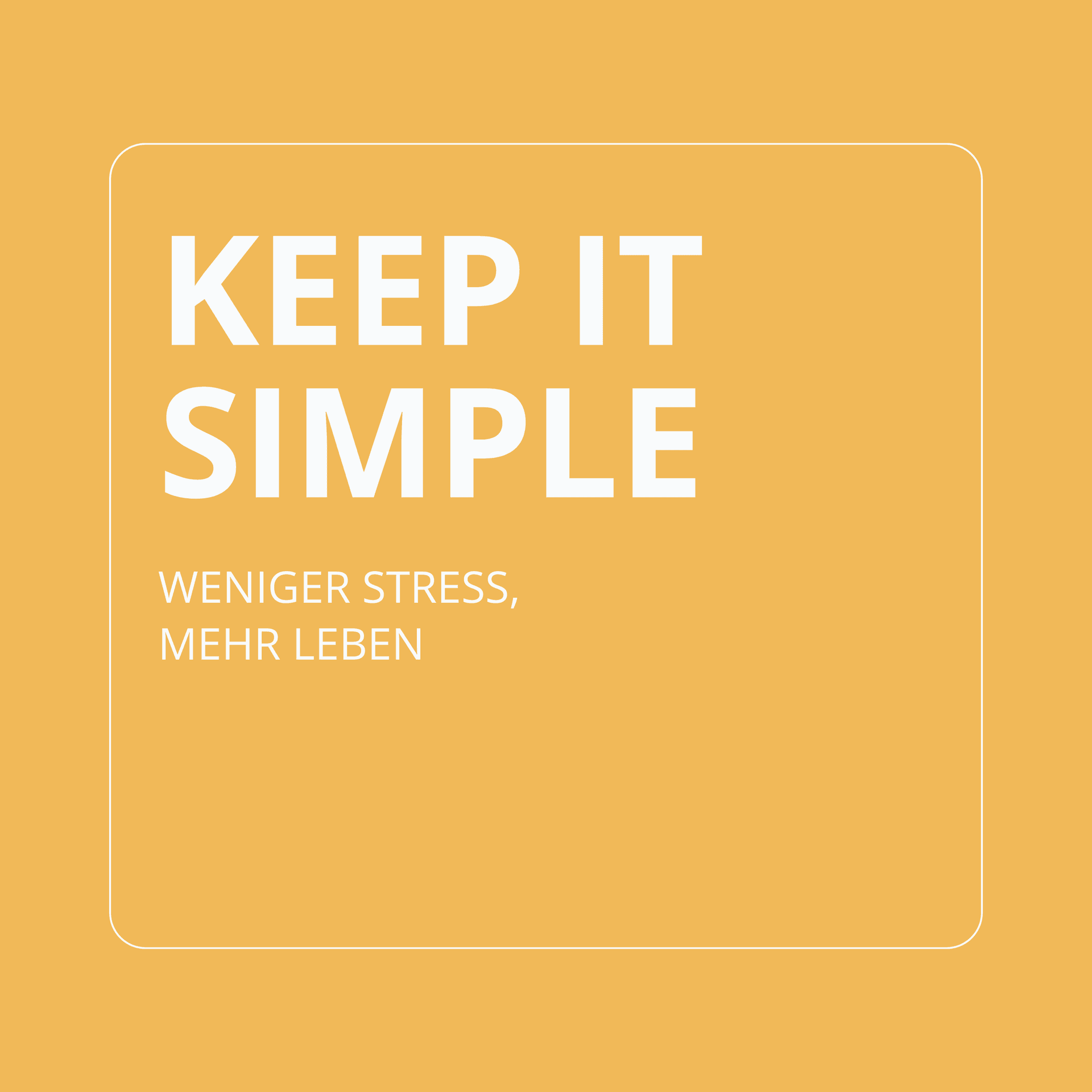 keep it SIMPLE - weniger Stress, mehr Leben - Podcasts