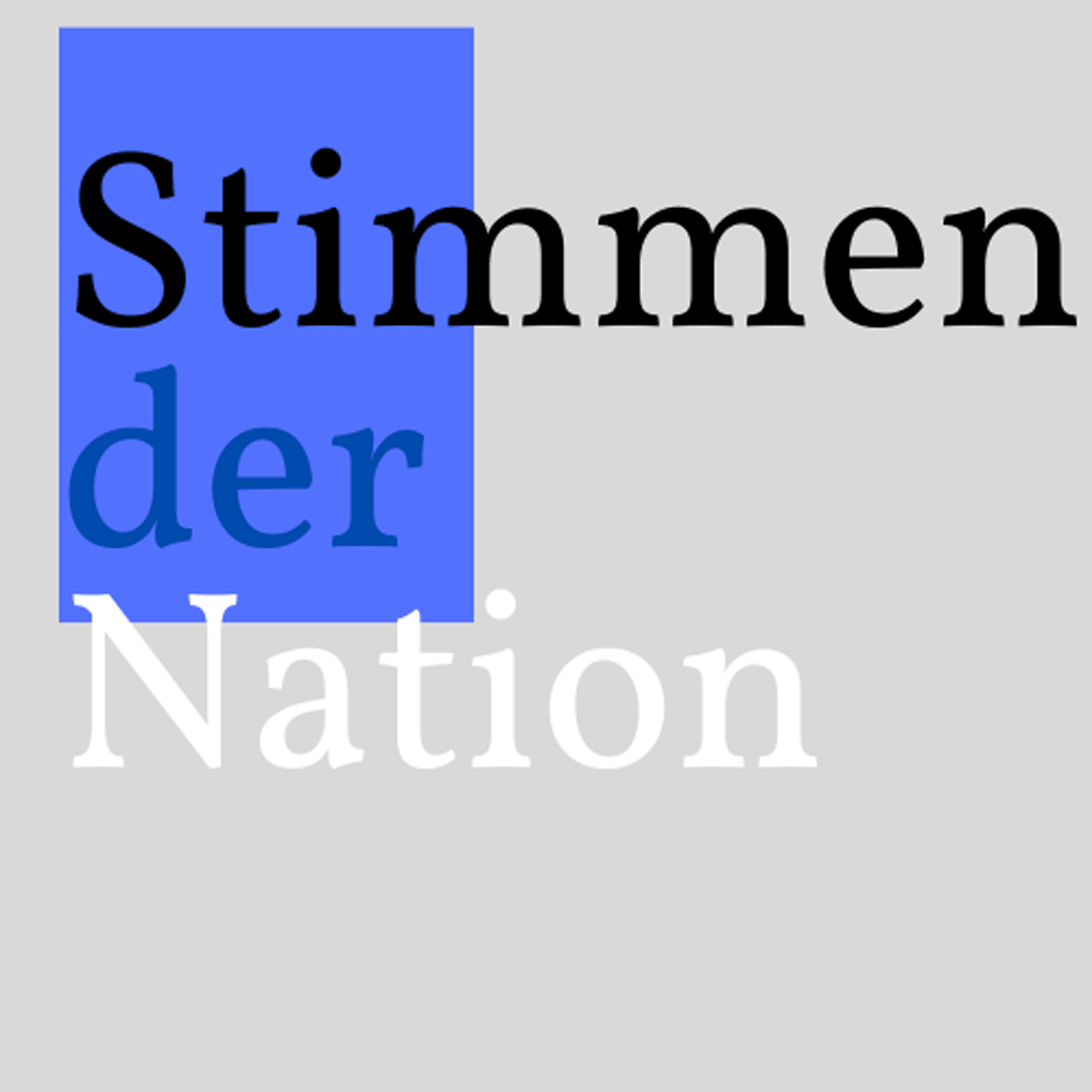 Stimmen der Nation - Podcasts